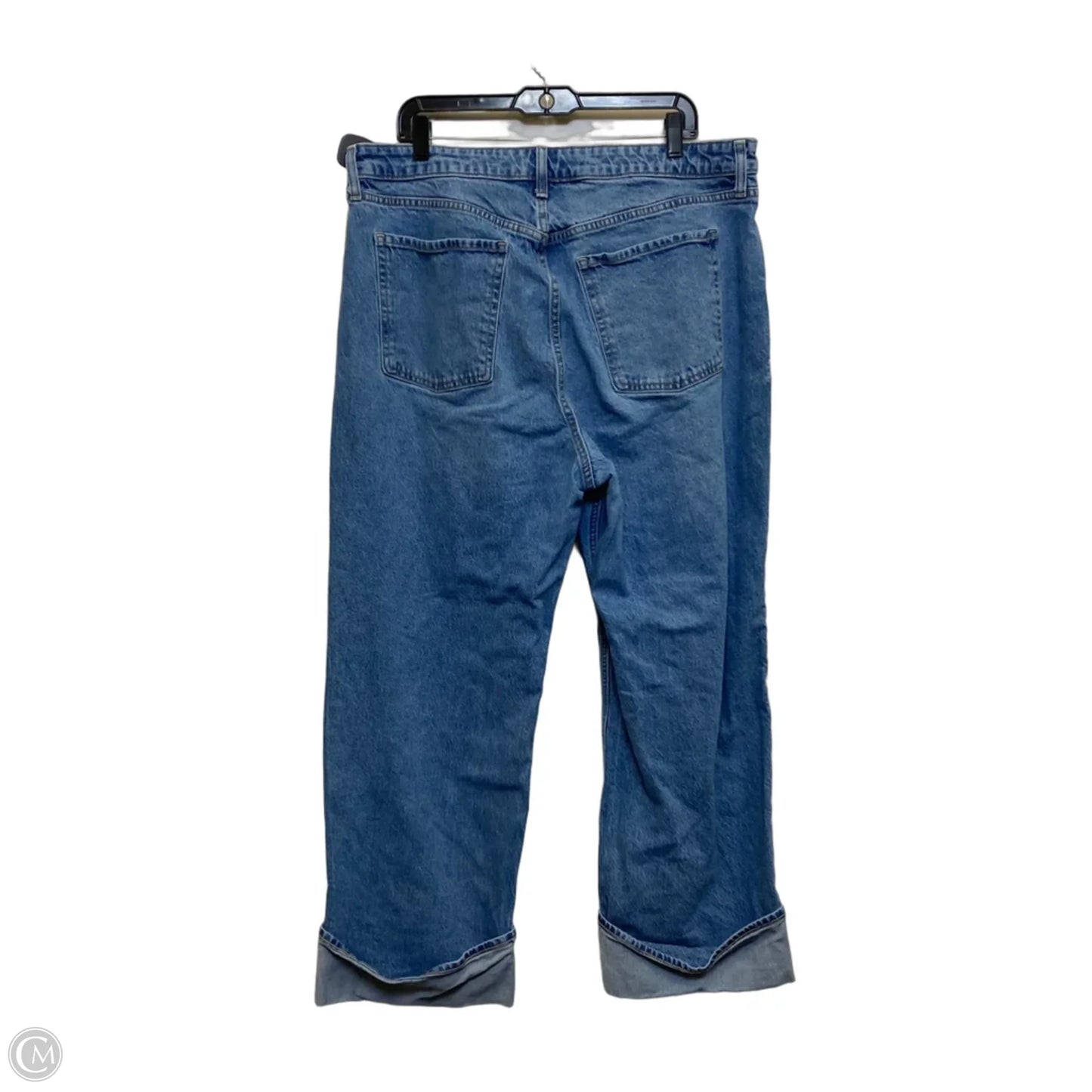 Jeans Wide Leg By Old Navy In Blue Denim, Size: 18