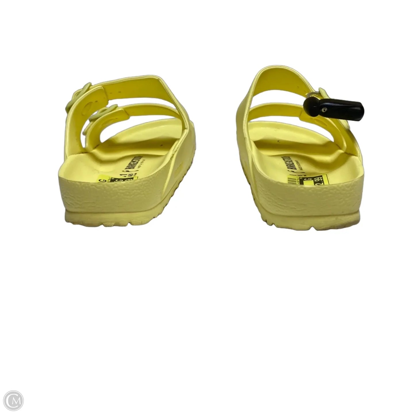 Sandals Flats By Birkenstock In Yellow, Size: 10