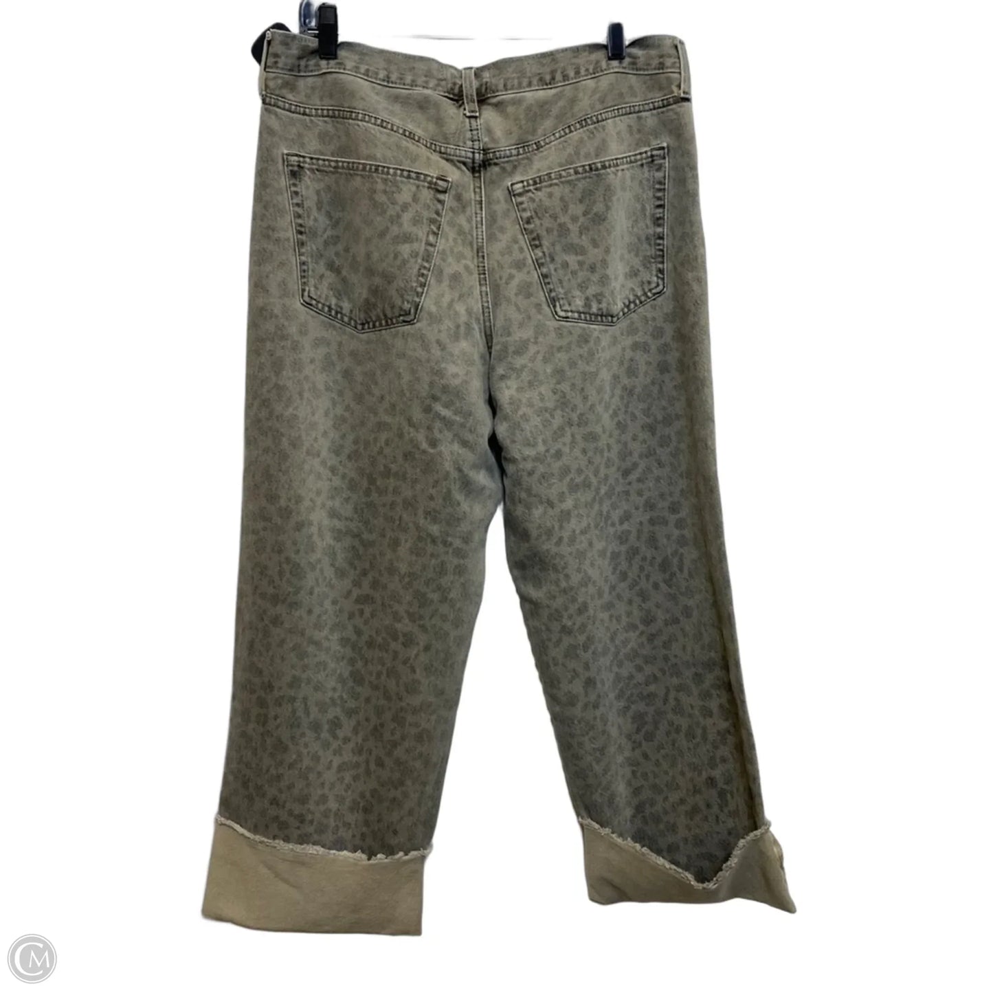 Jeans Wide Leg By Universal Thread In Brown Denim, Size: 10