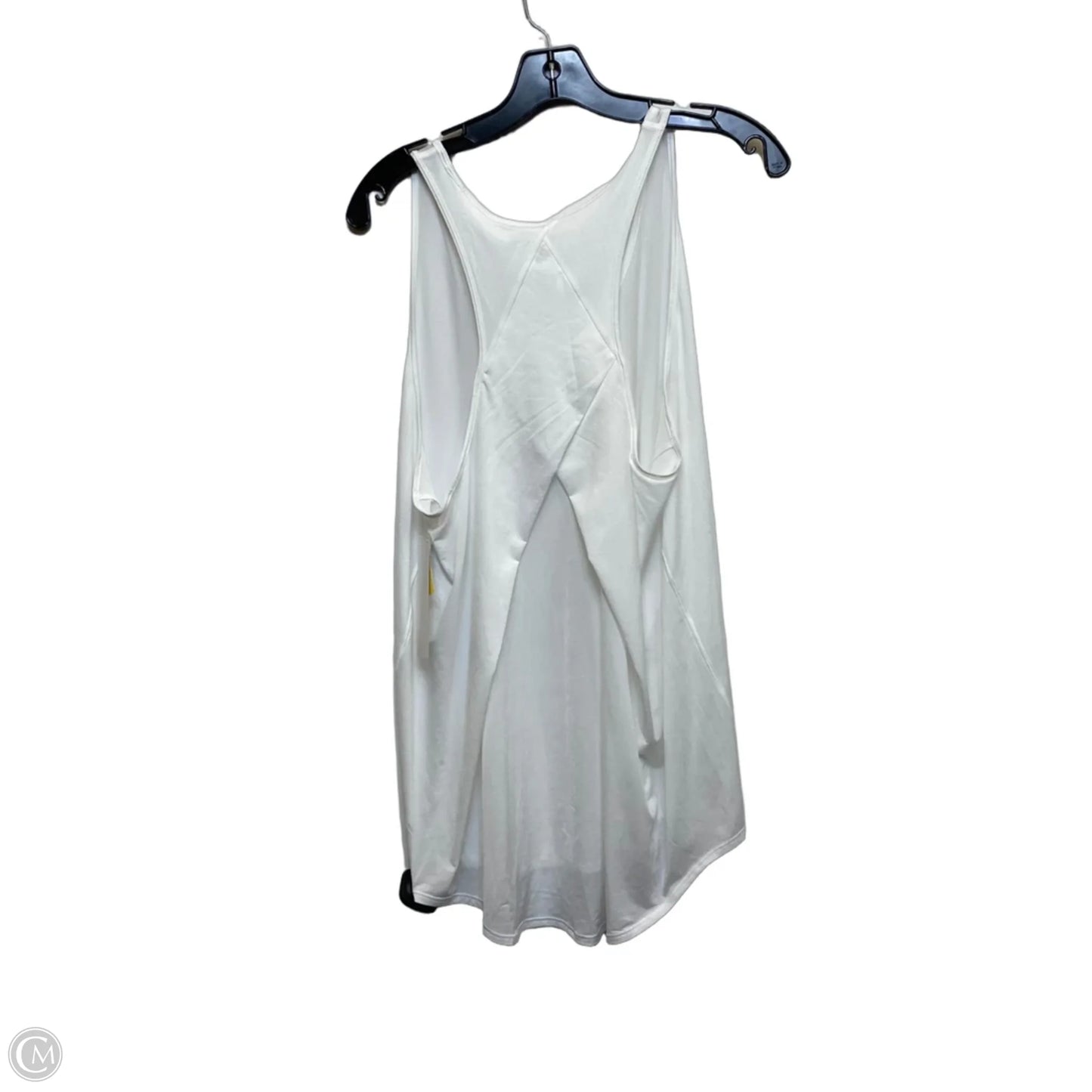 Athletic Tank Top Designer By Lululemon In White, Size: L