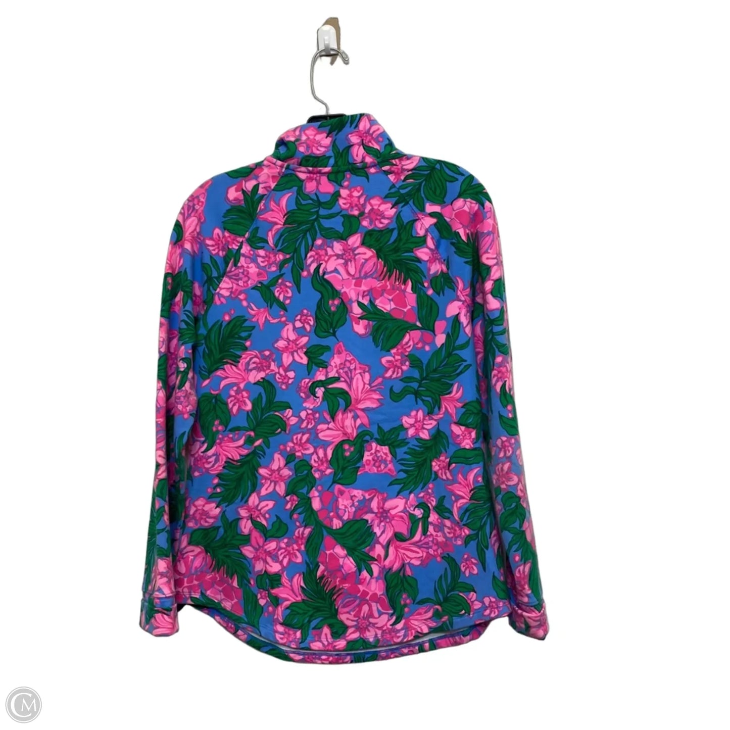 Sweatshirt Designer By Lilly Pulitzer In Blue & Pink, Size: S