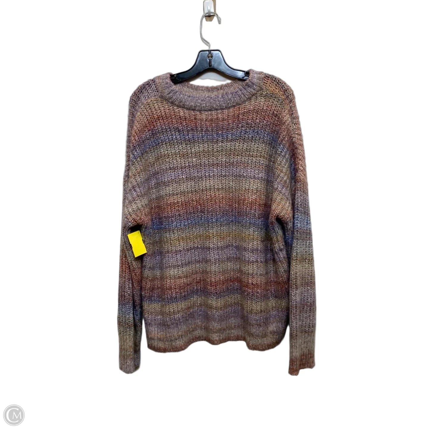 Sweater By Rachel Zoe In Pink & Purple, Size: Xl