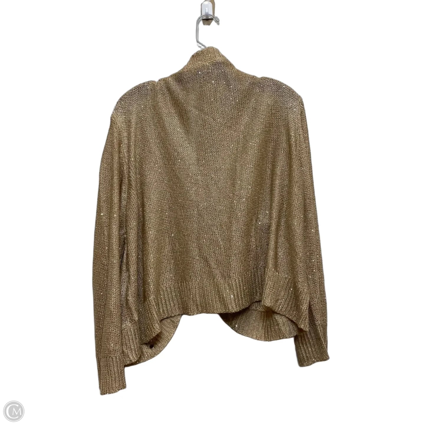 Cardigan By Chris Mclaughlin In Tan, Size: 3x