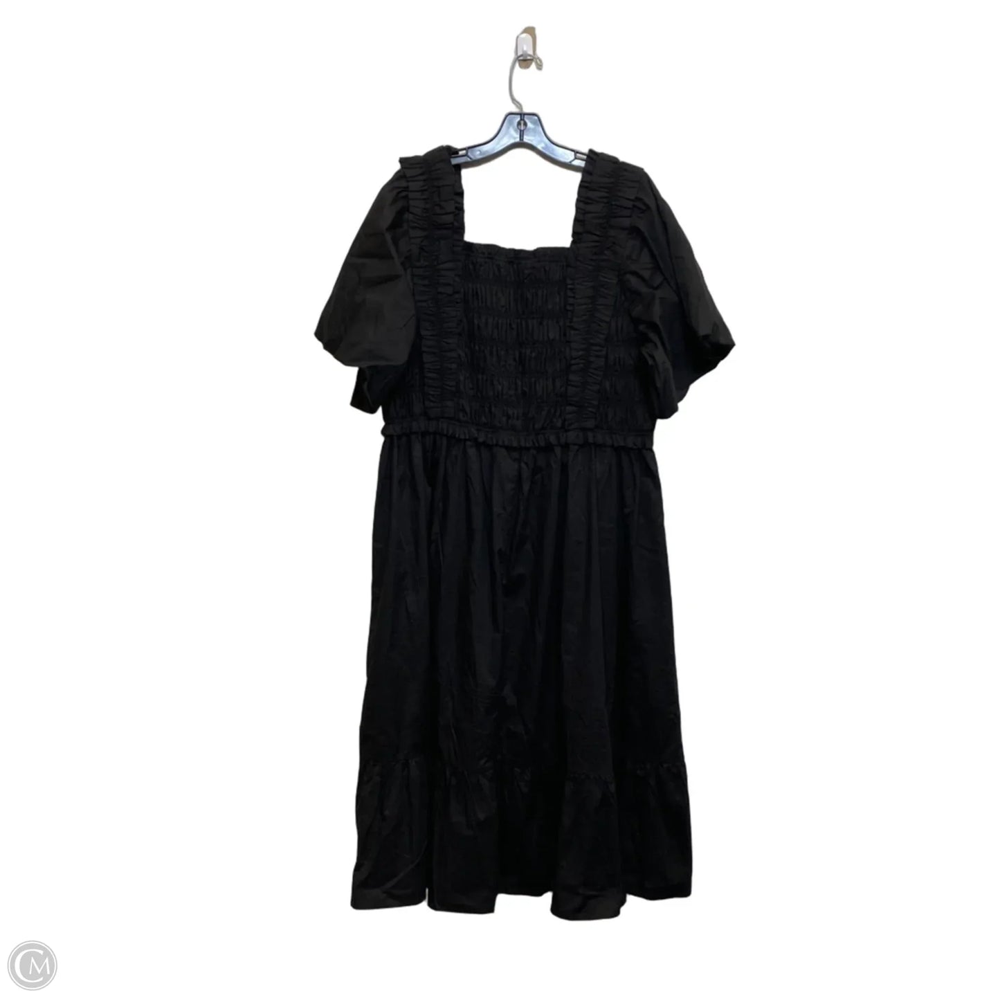 Dress Casual Midi By English Factory In Black, Size: 2x
