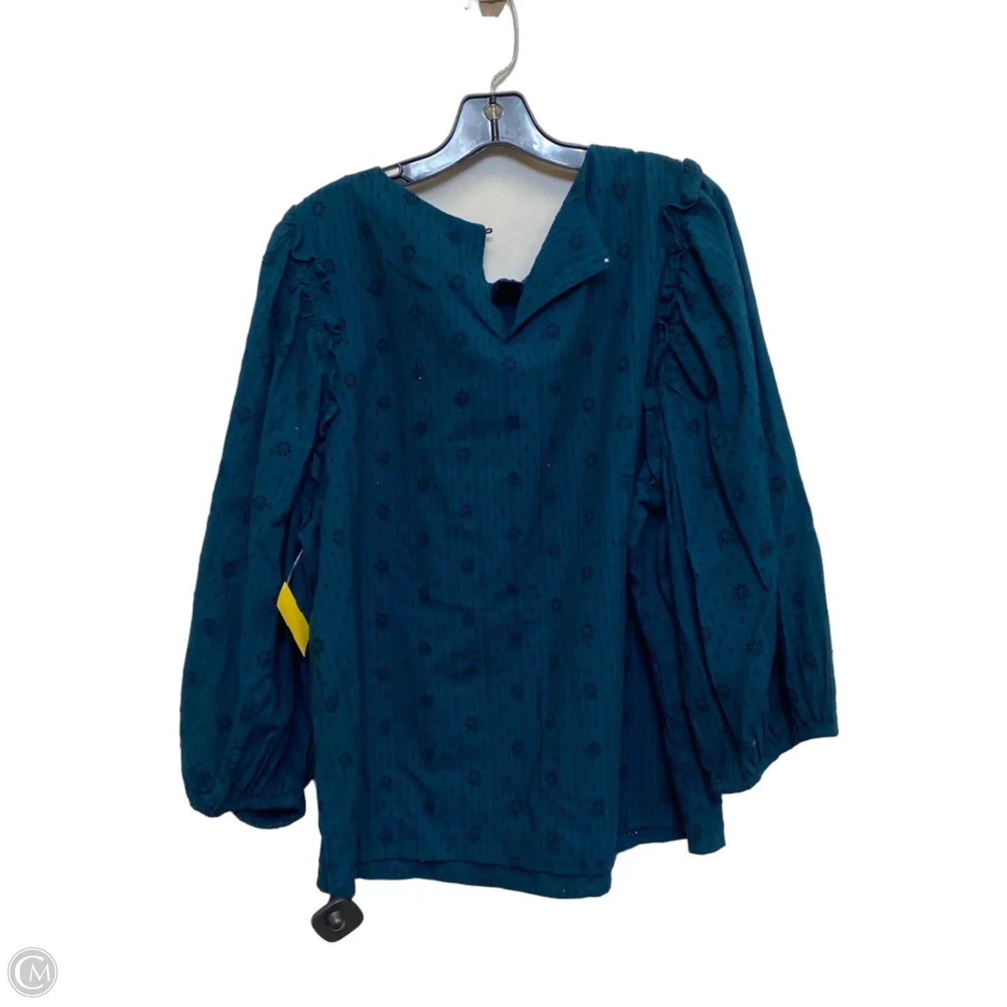 Top Long Sleeve By Universal Thread In Blue, Size: Xxl
