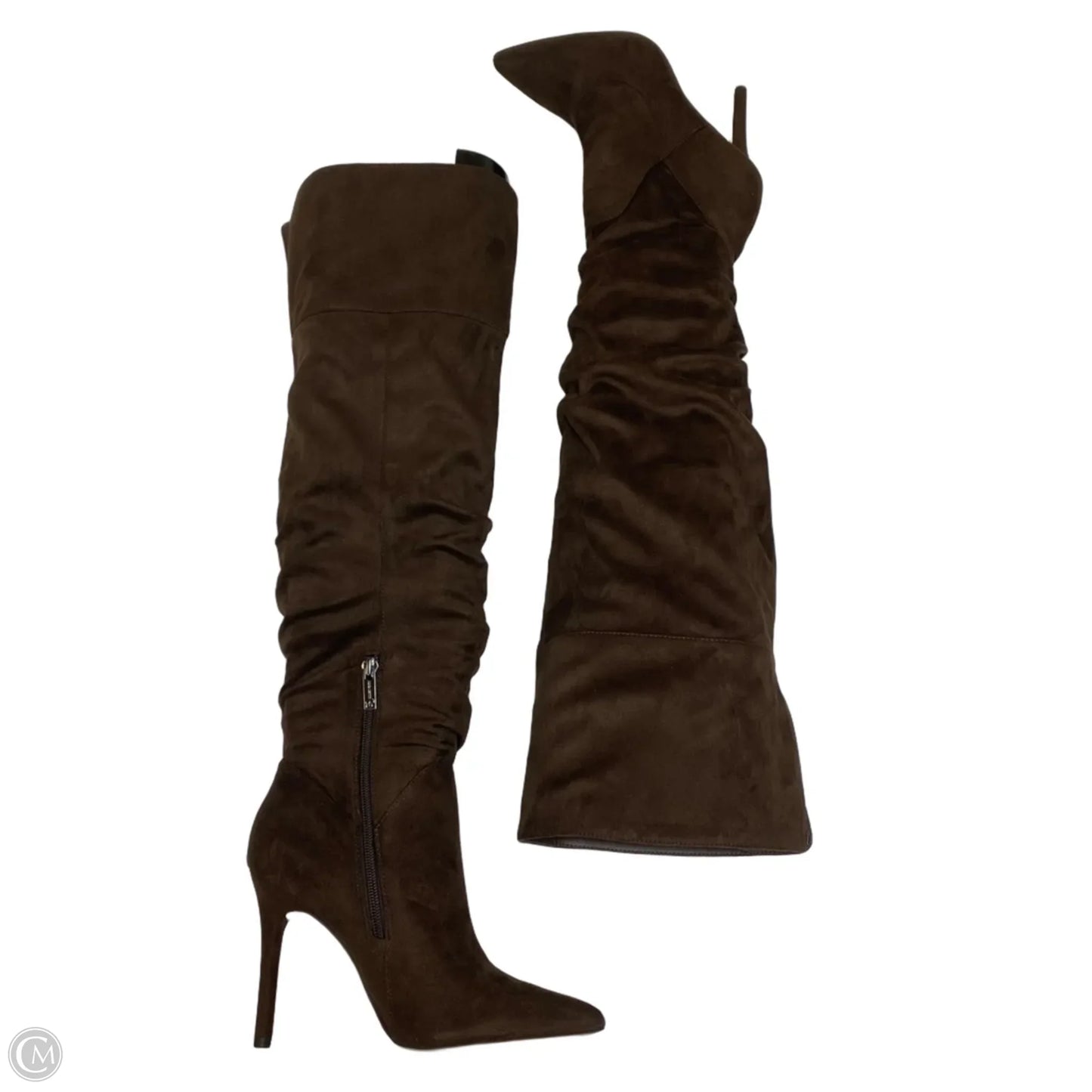 Boots Knee Heels By Jessica Simpson In Brown, Size: 6.5