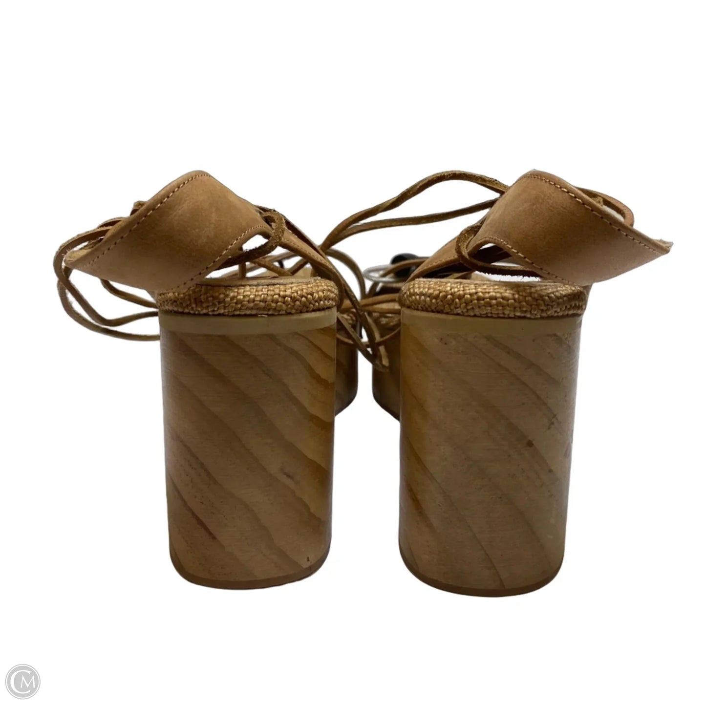 Sandals Heels Block By Free People In Brown, Size: 6.5