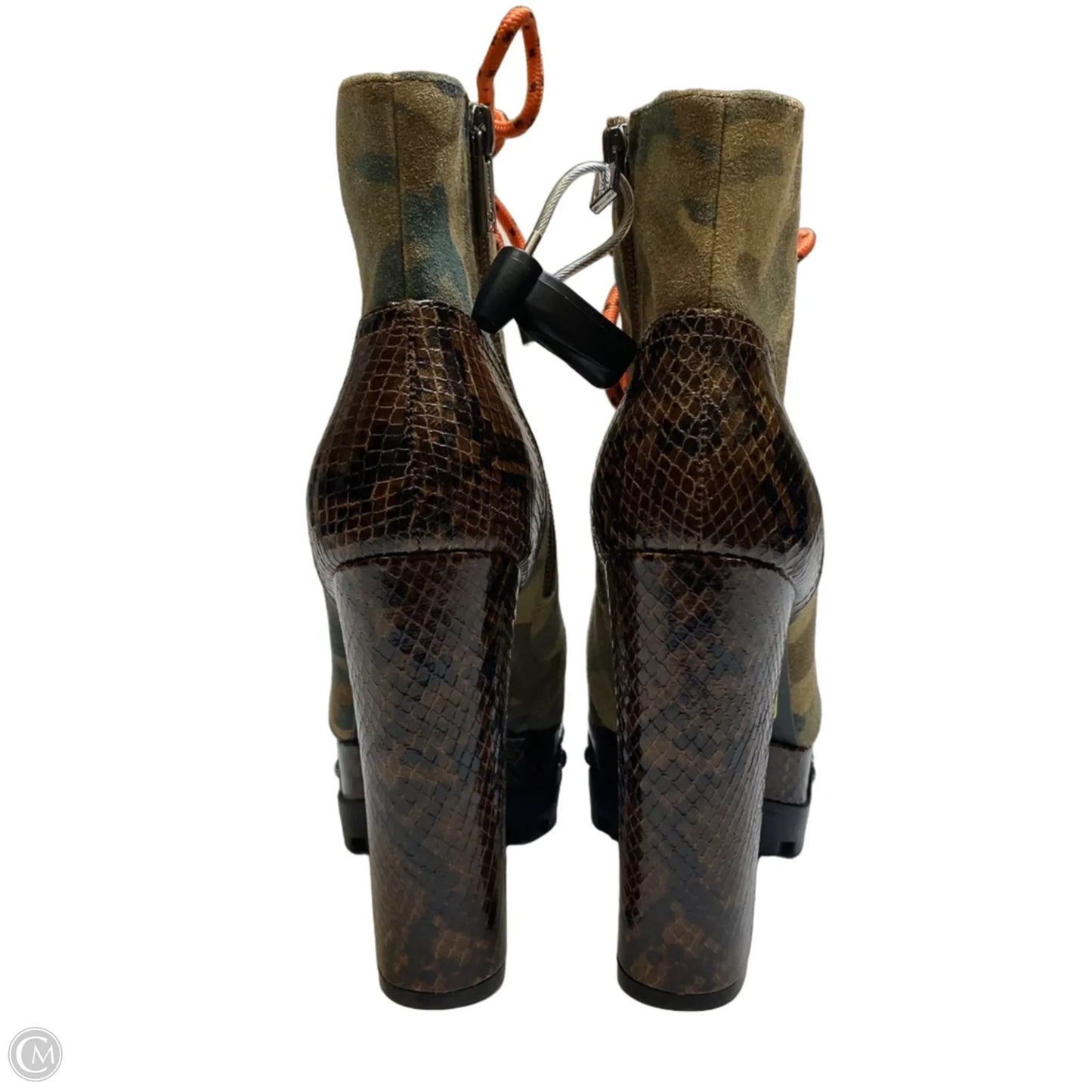 Boots Ankle Heels By Jessica Simpson In Green, Size: 6.5