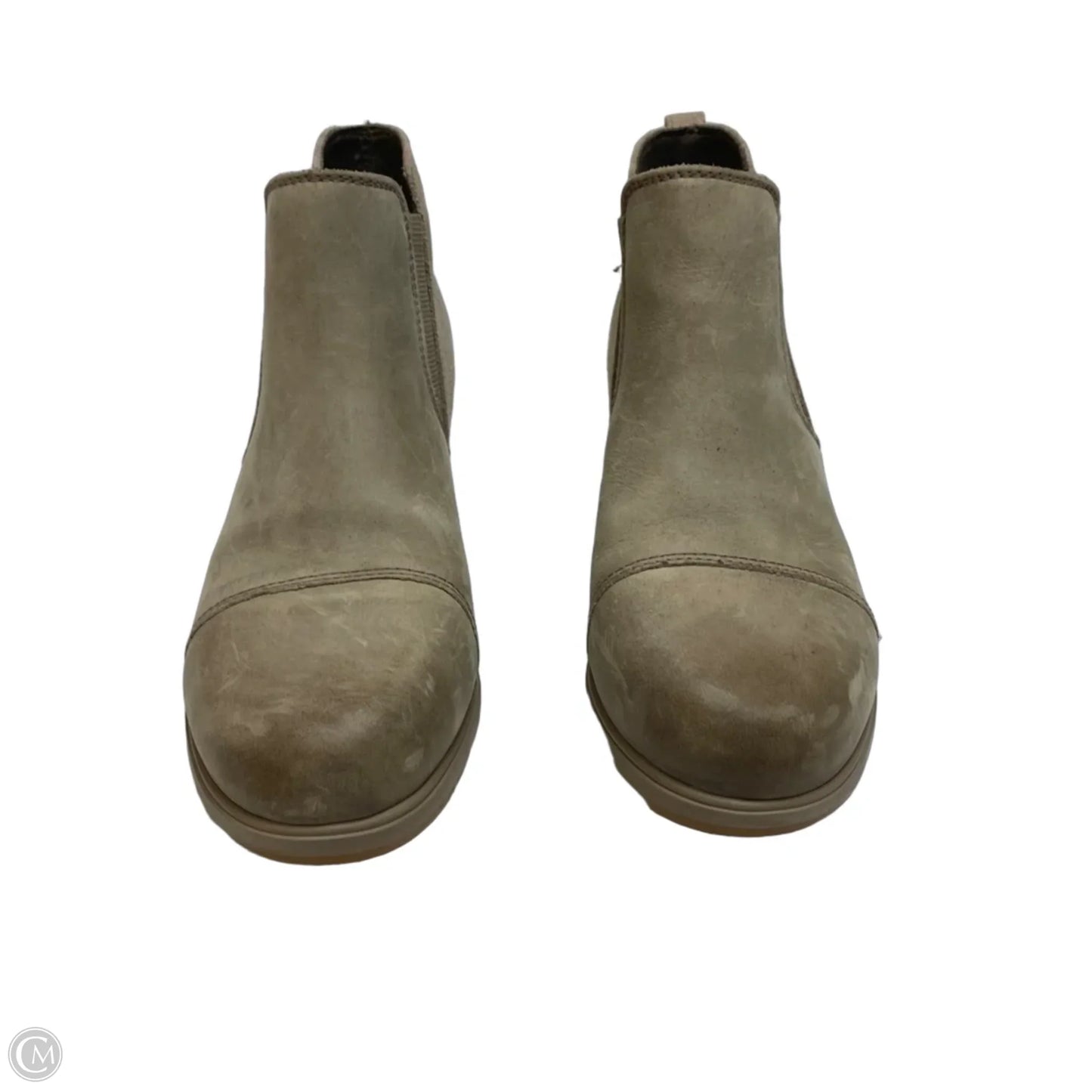 Boots Ankle Heels By Sorel In Tan, Size: 8