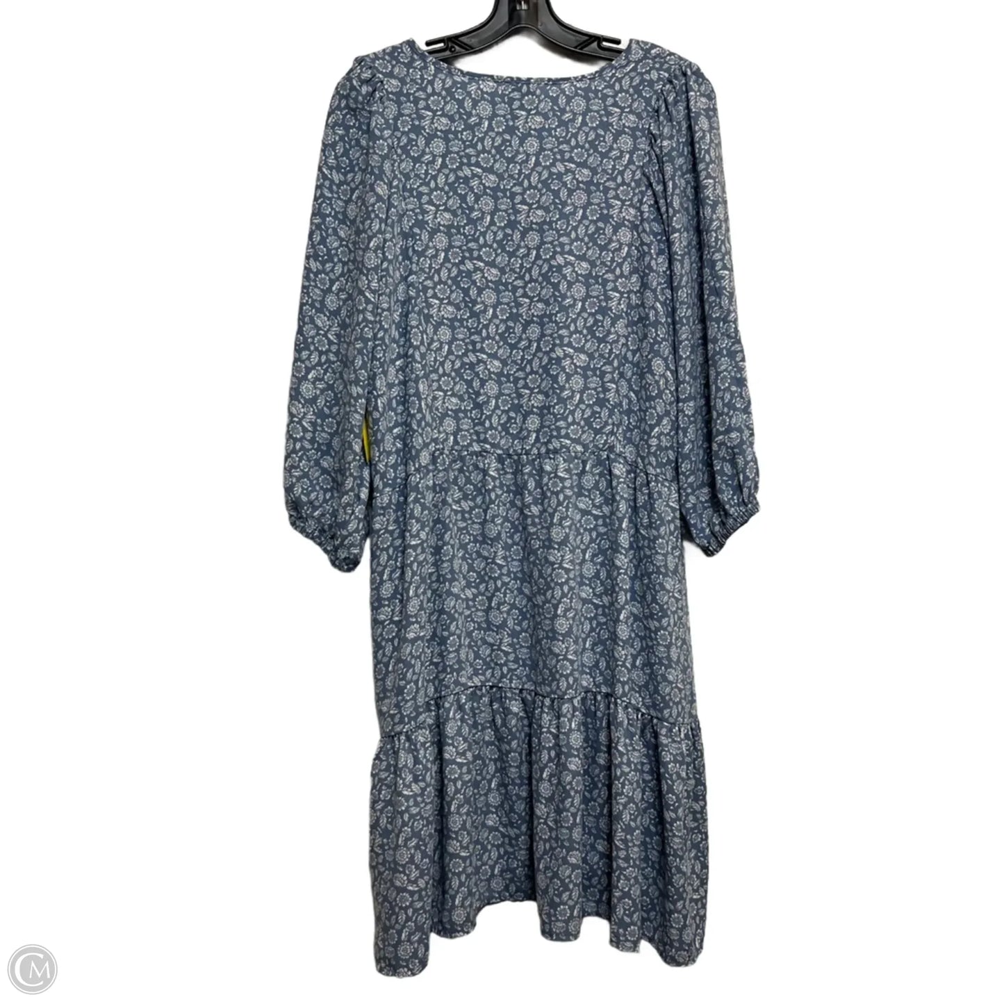 Dress Casual Short By Wallpapher In Blue & White, Size: Xl