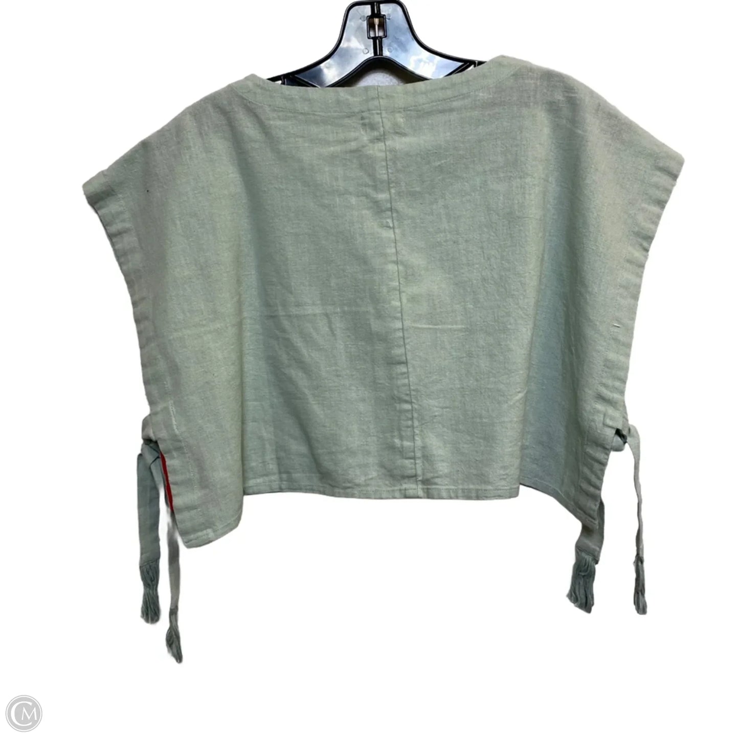 Top Short Sleeve By Elan In Green, Size: S
