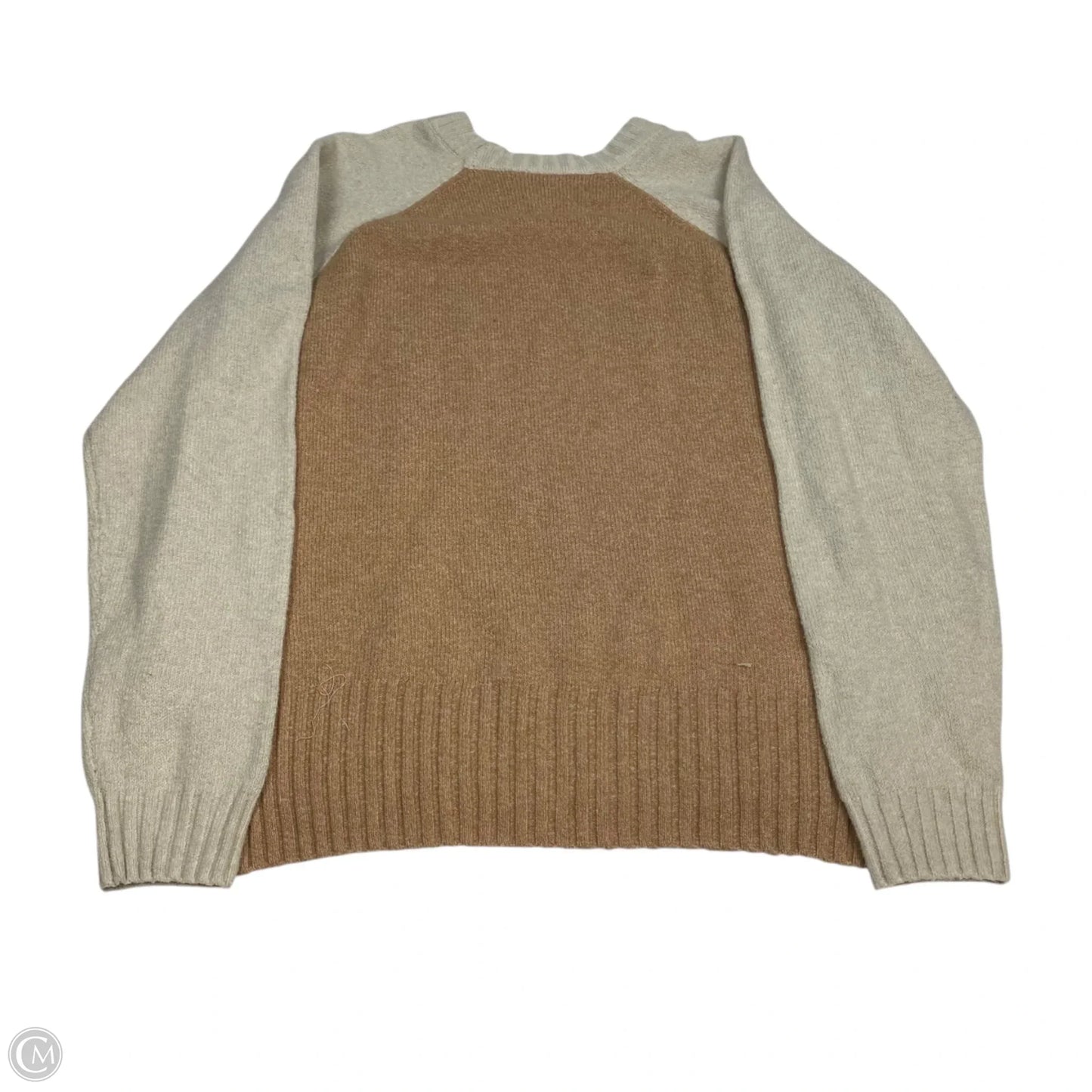 Sweater By Time And Tru In Cream & White, Size: Xxl