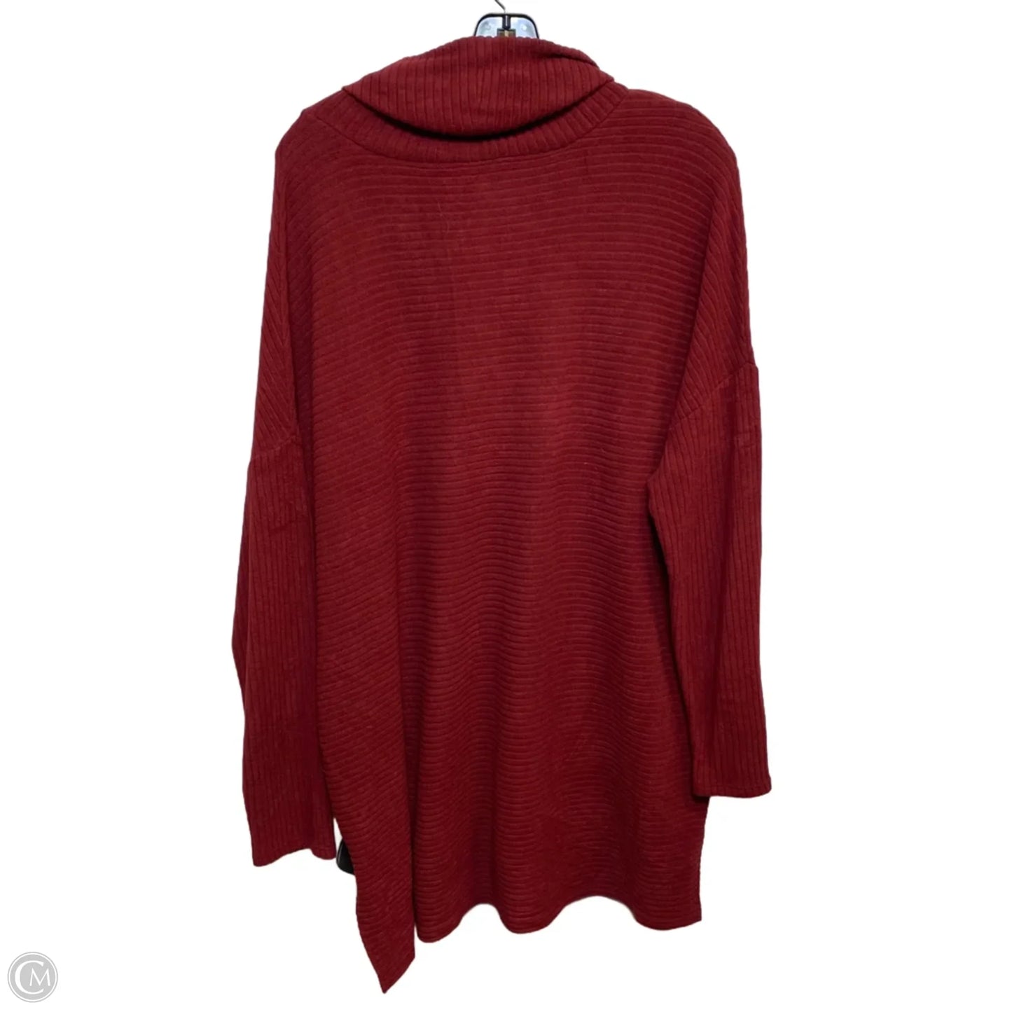 Top Long Sleeve By Time And Tru In Red, Size: Xl
