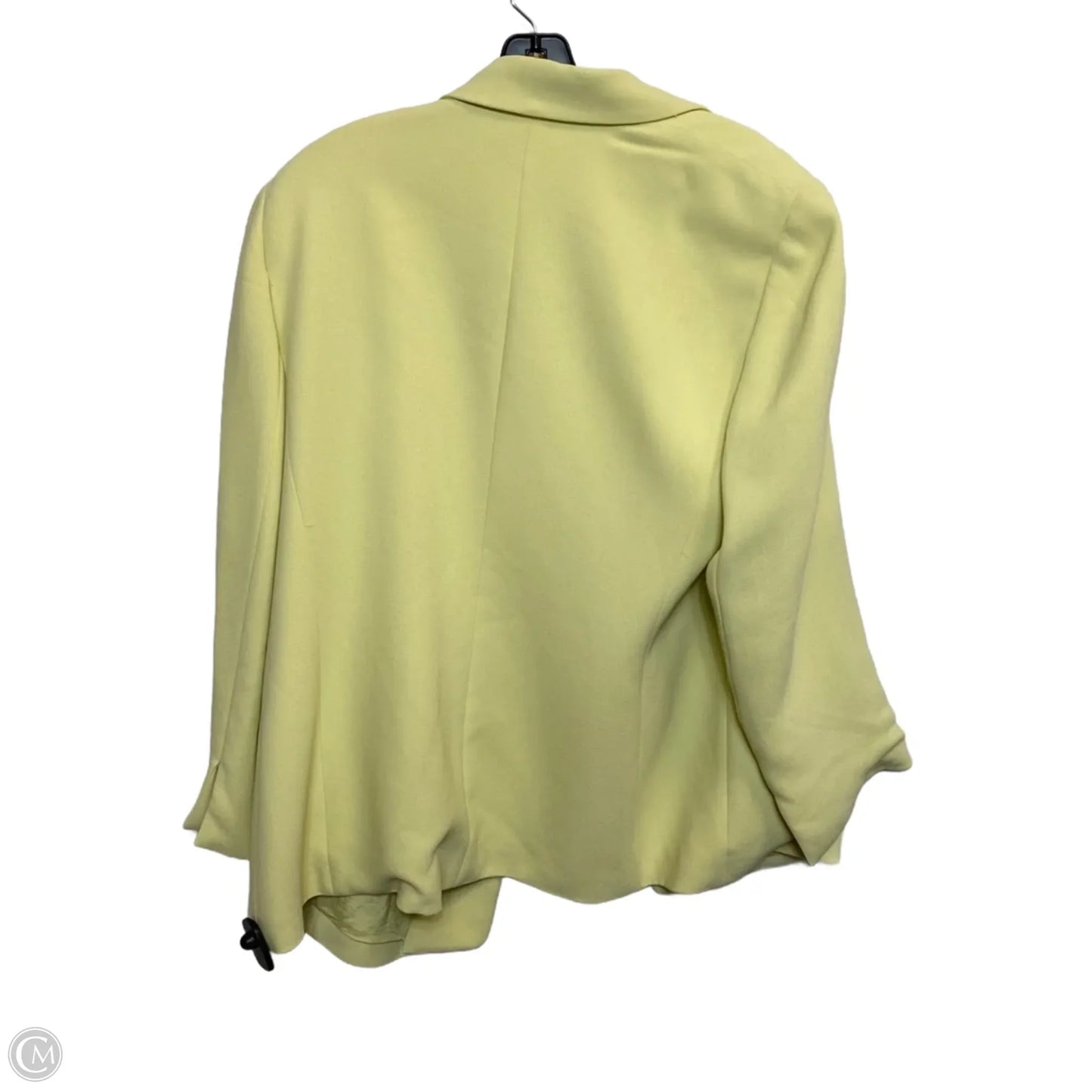 Blazer By Anne Klein In Yellow, Size: L