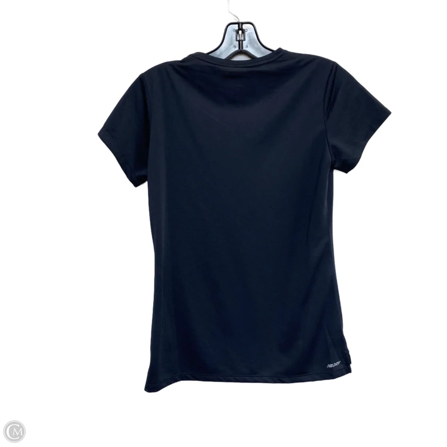 Athletic Top Short Sleeve By New Balance In Navy, Size: Xs