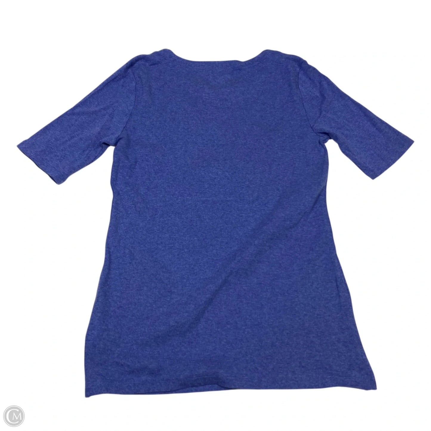 Top Short Sleeve By Talbots In Blue, Size: Xs