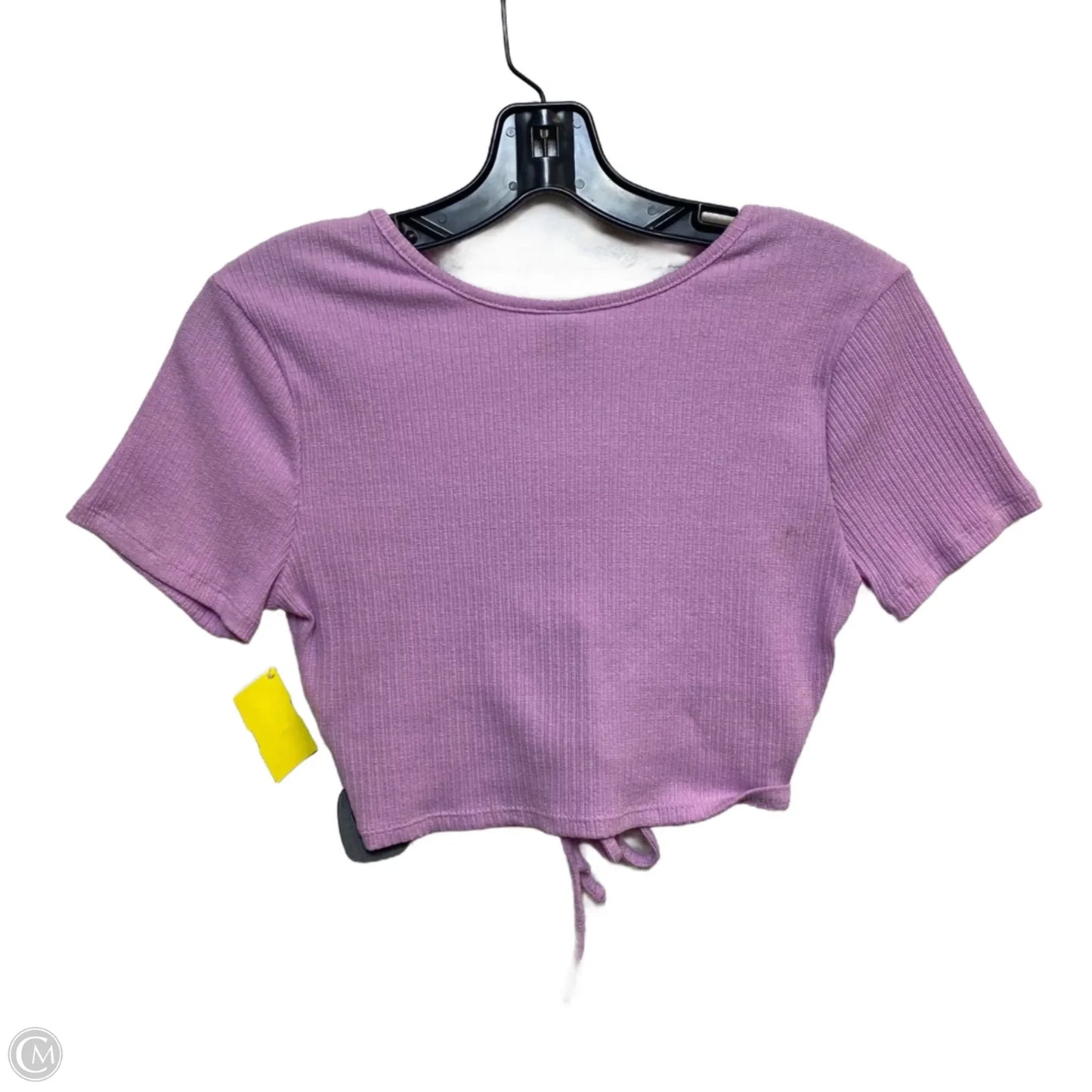 Top Short Sleeve By Wild Diva In Purple, Size: S