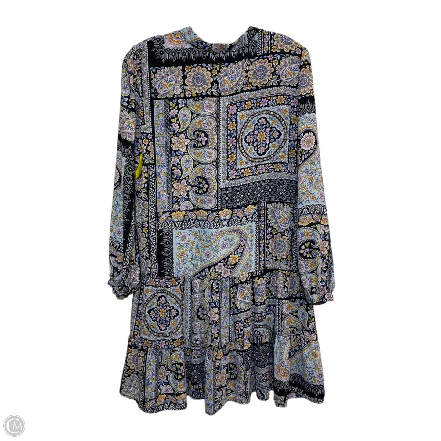 Dress Casual Short By Emma And Michele In Black & Blue, Size: S