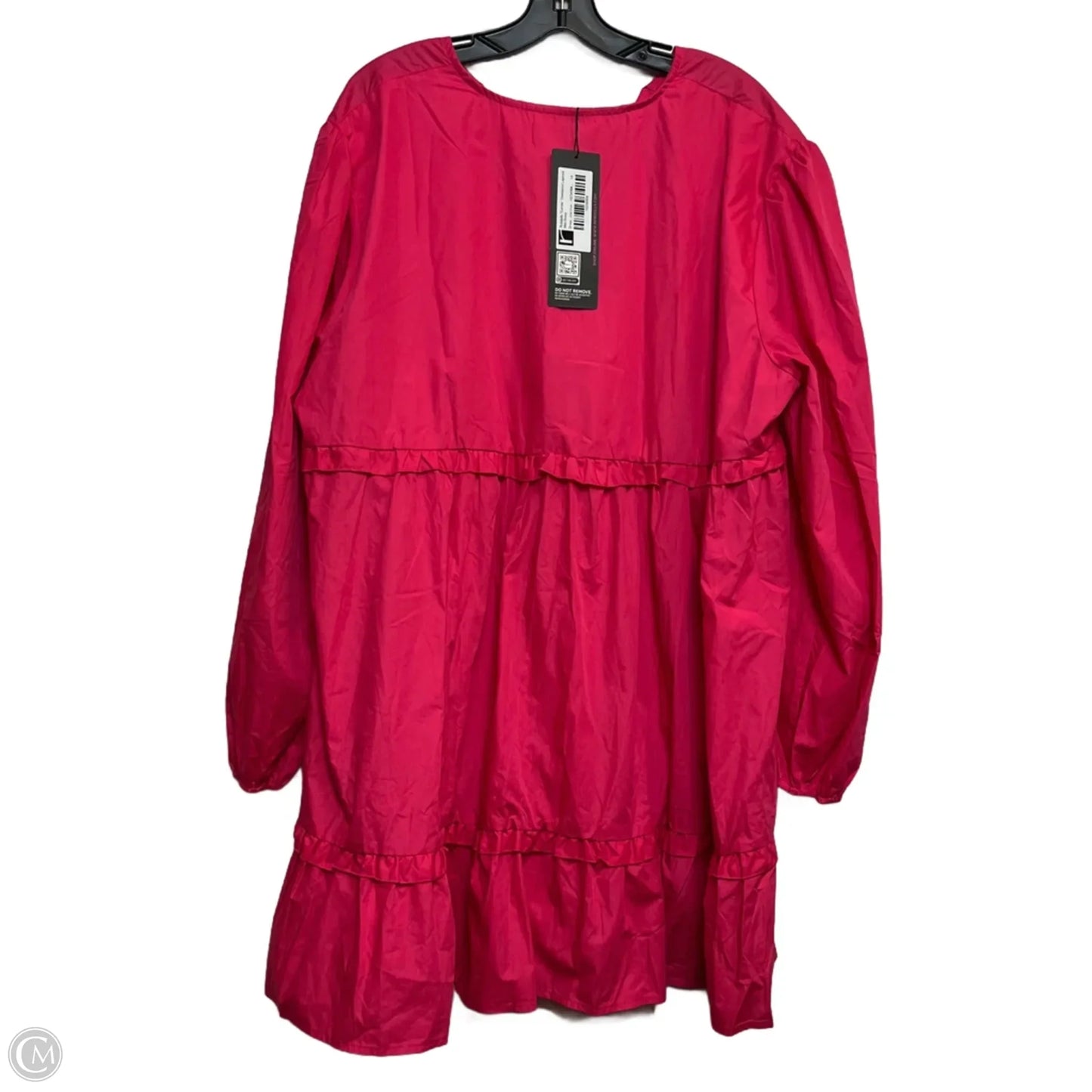 Dress Casual Short By Rebdolla In Pink, Size: 1x