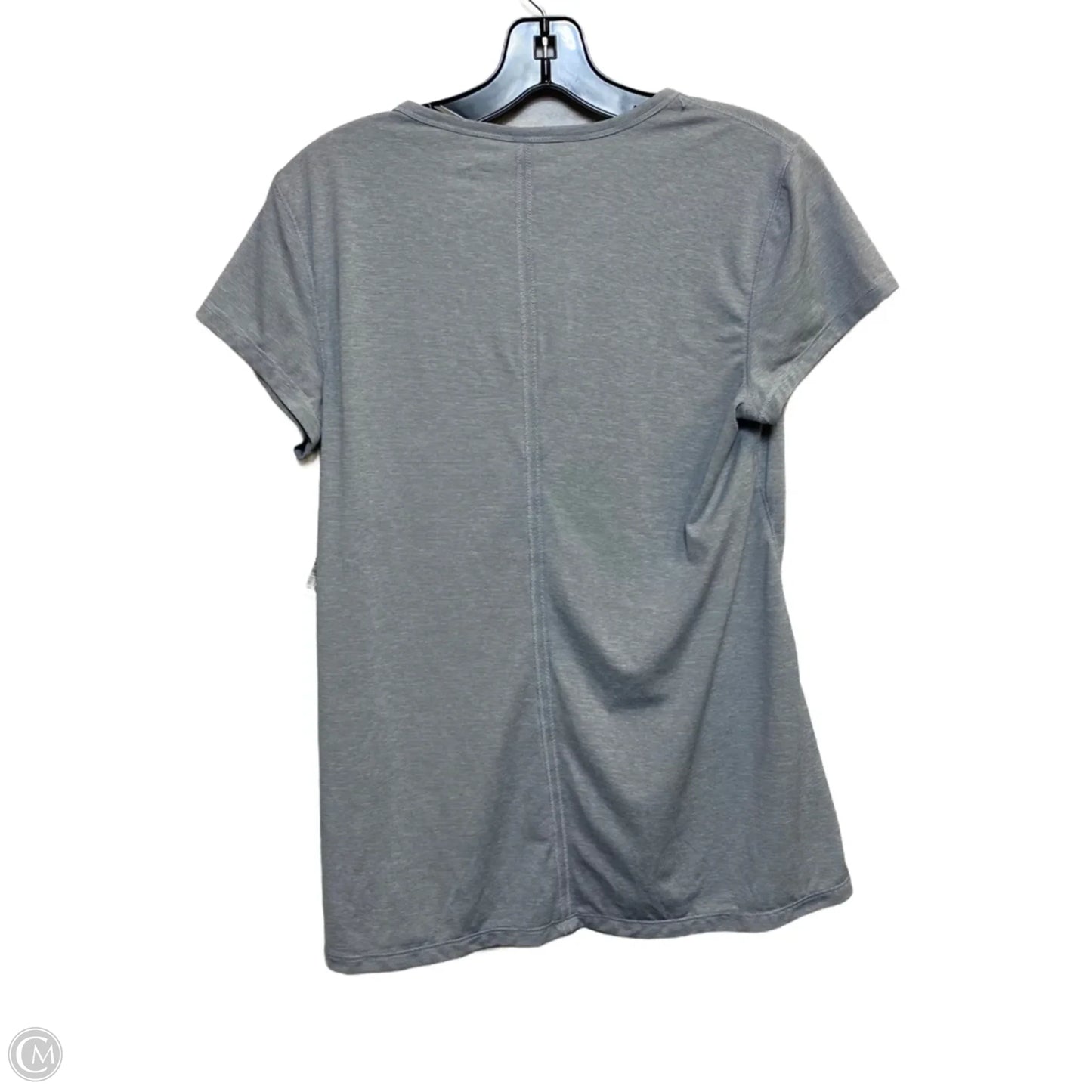 Athletic Top Short Sleeve By Old Navy In Grey, Size: M