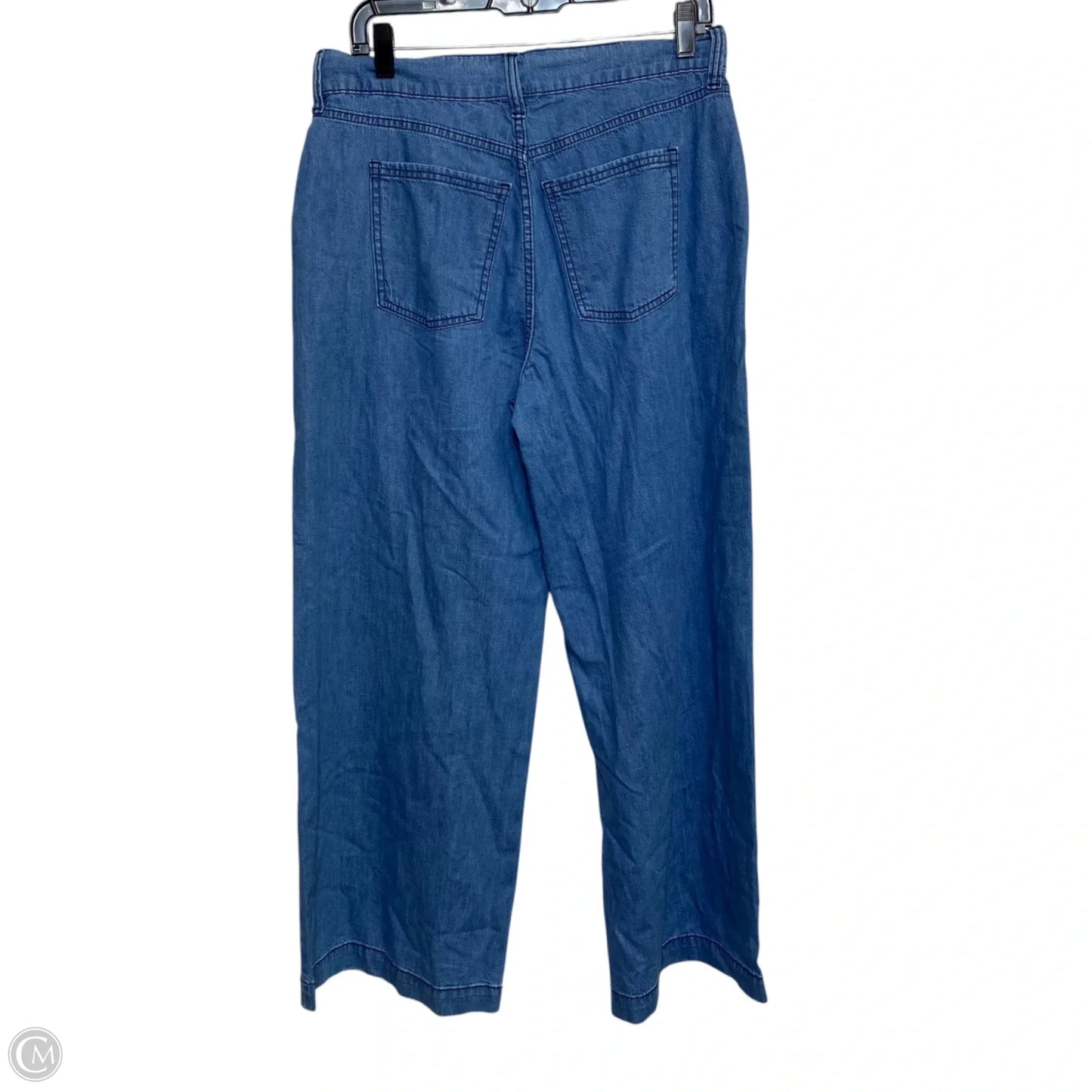 Jeans Wide Leg By Old Navy In White Denim, Size: 2