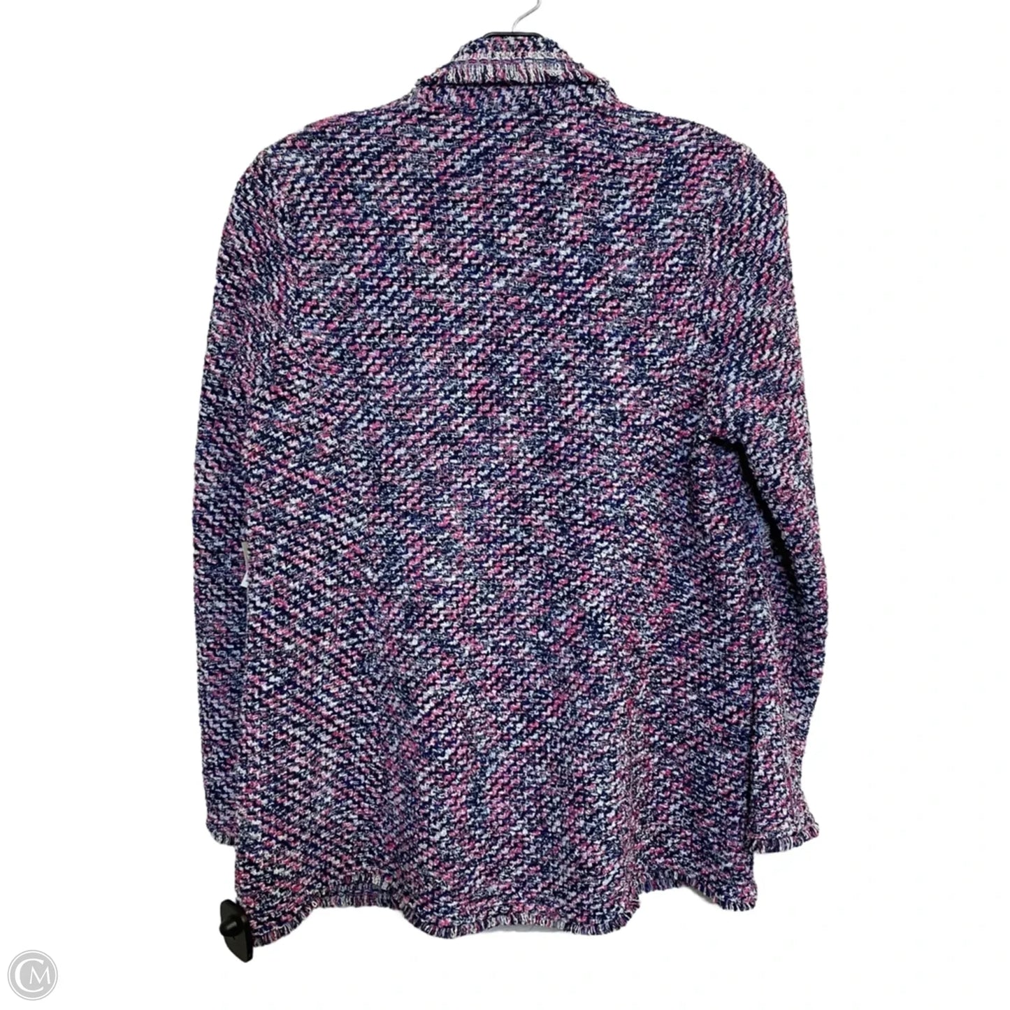 Blazer By Chicos In Blue & Pink, Size: Sp