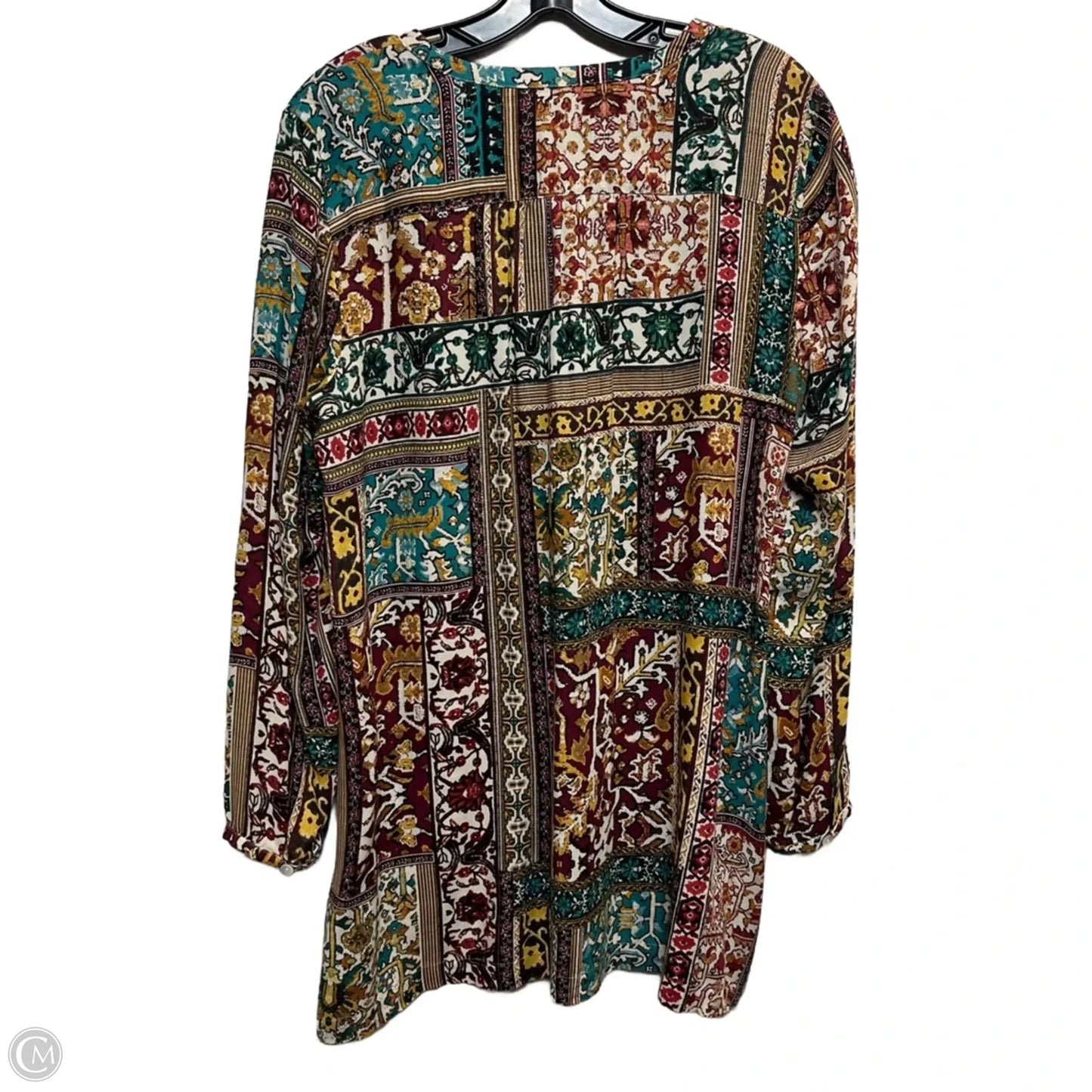 Blouse Long Sleeve By J. Jill In Multi-colored, Size: M