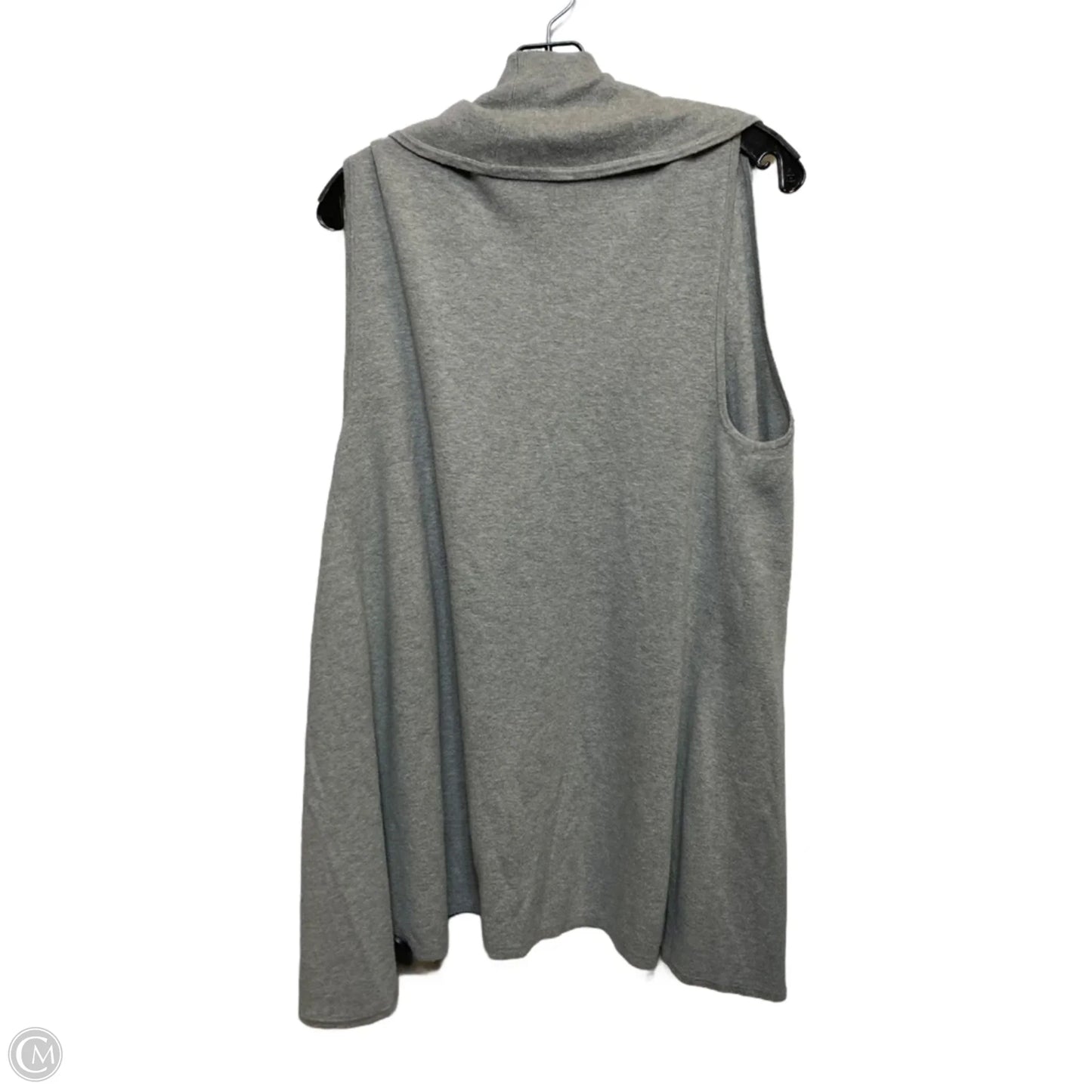 Vest Sweater By Ann Taylor In Grey, Size: L