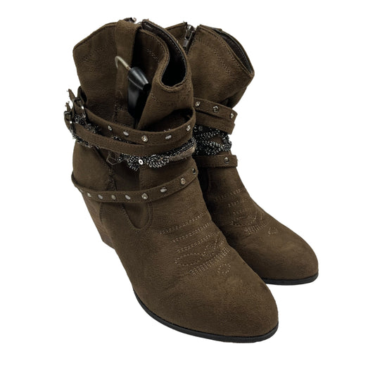 Boots Ankle Heels By Dolce by Mojo Moxy  Size: 9.5