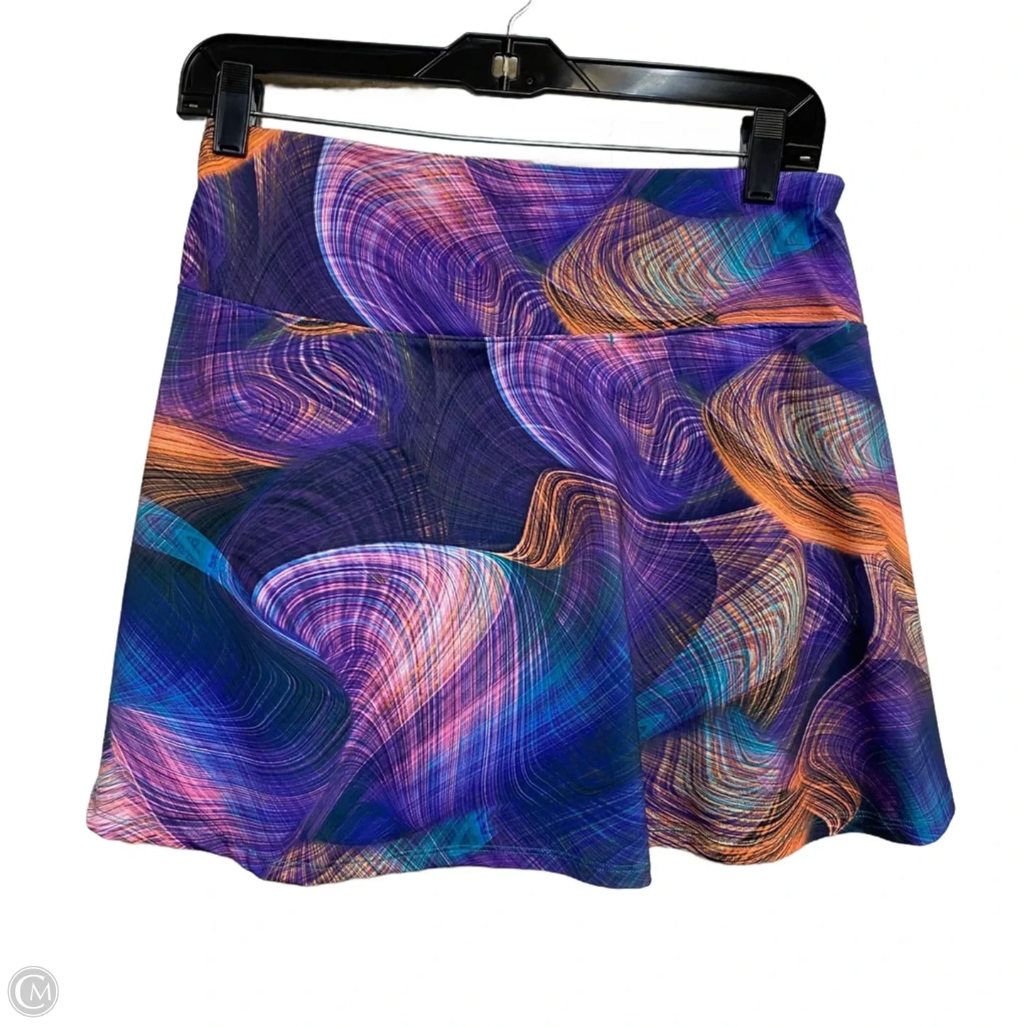 Athletic Skort By Slazenger In Orange & Purple, Size: S