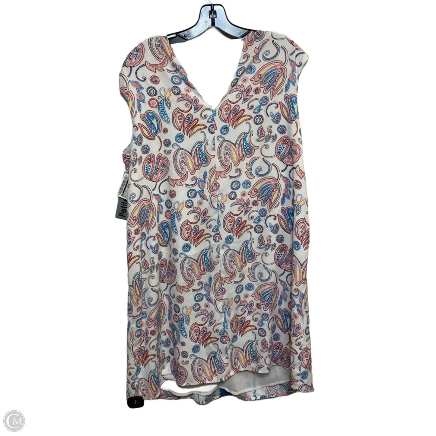 Dress Casual Short By Loft In Blue & Red & White, Size: Lp