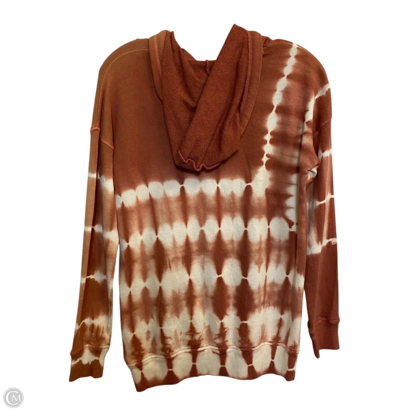 Sweatshirt Hoodie By True Craft In Cream & Orange, Size: Xs