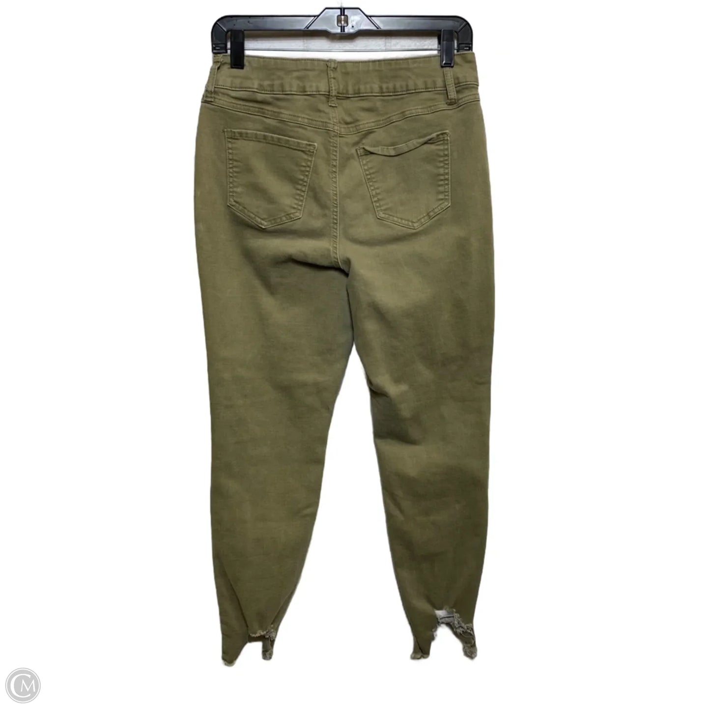 Jeans Skinny By Cato In Green Denim, Size: 8