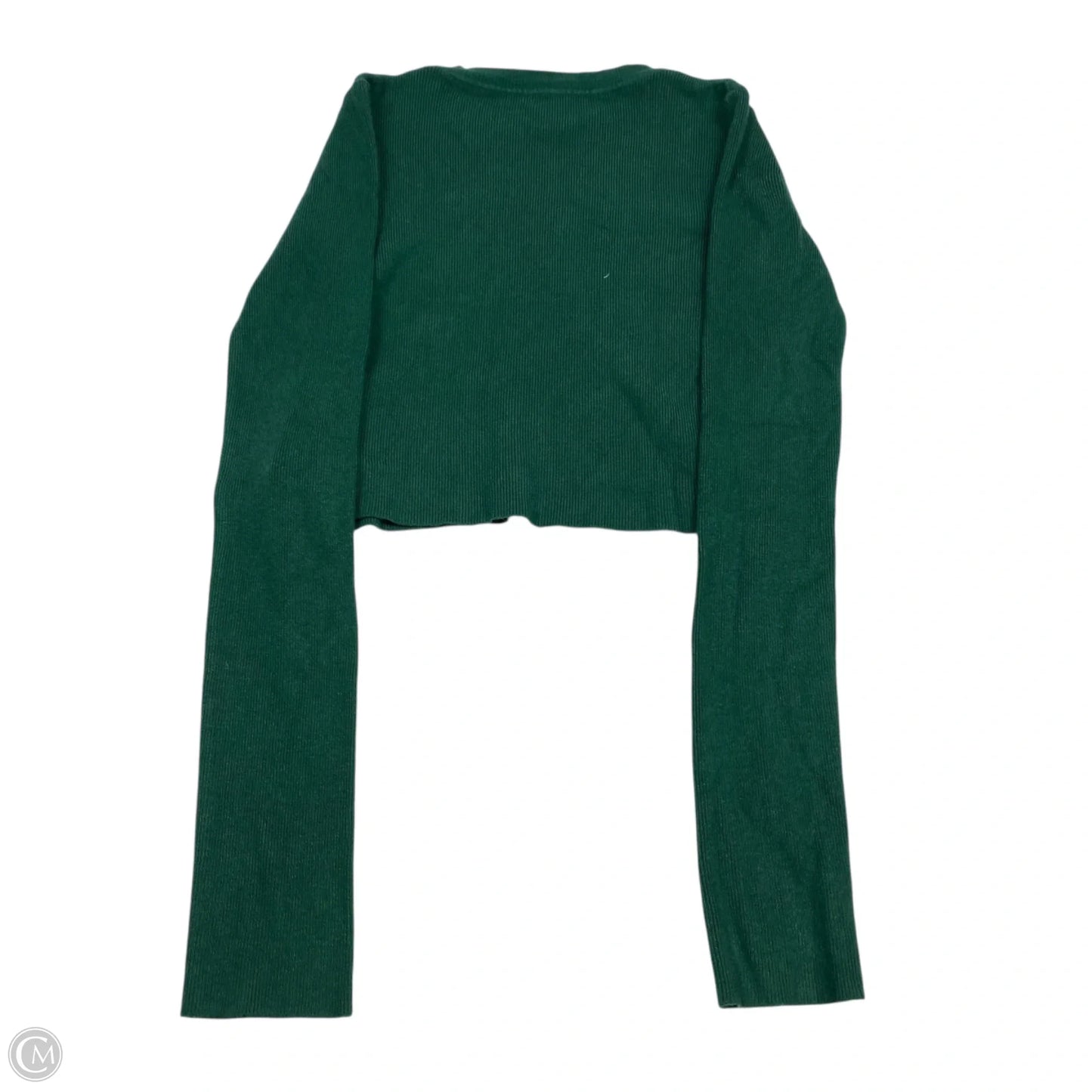 Top Long Sleeve By Shein In Green, Size: M