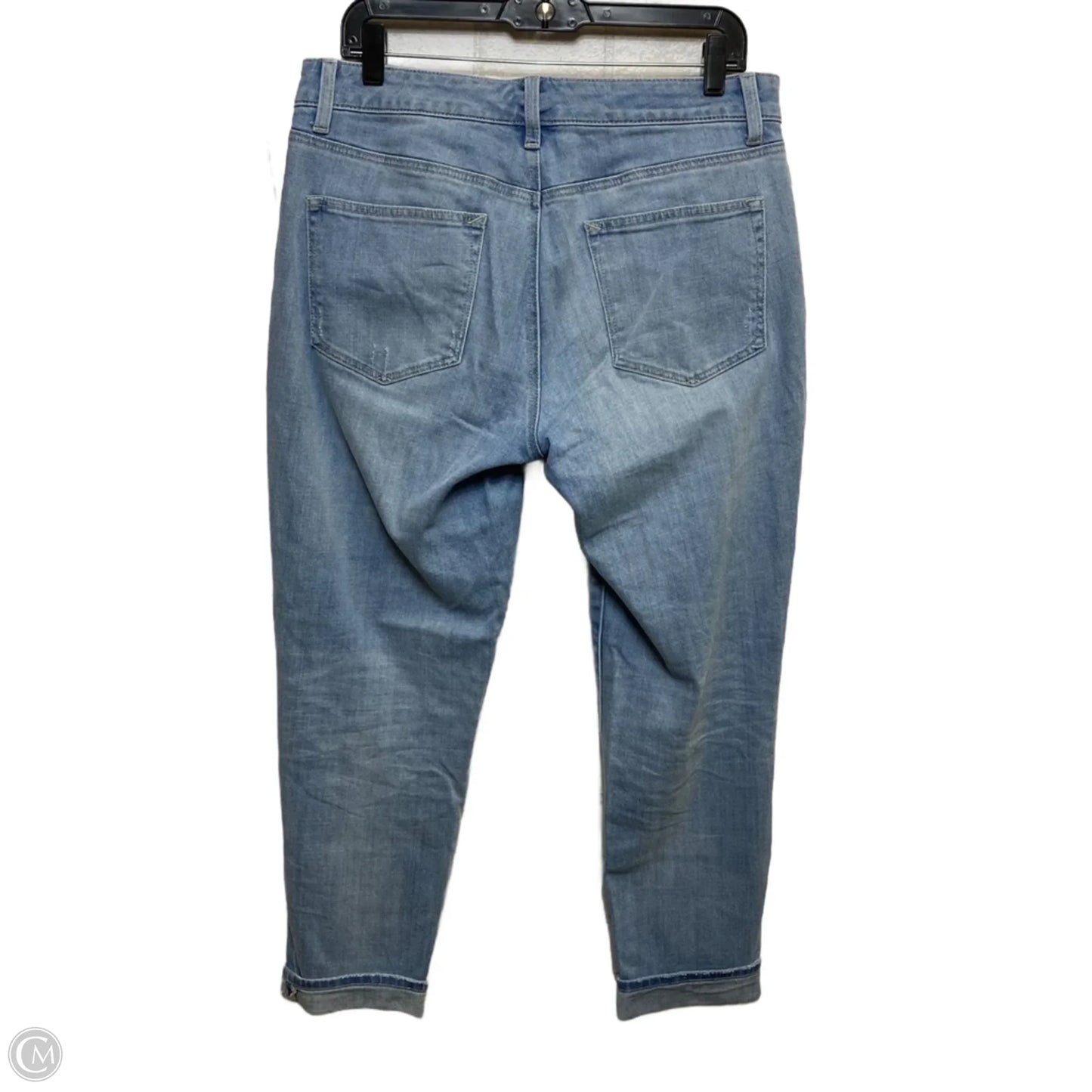 Jeans Boyfriend By Talbots In Blue Denim, Size: 8