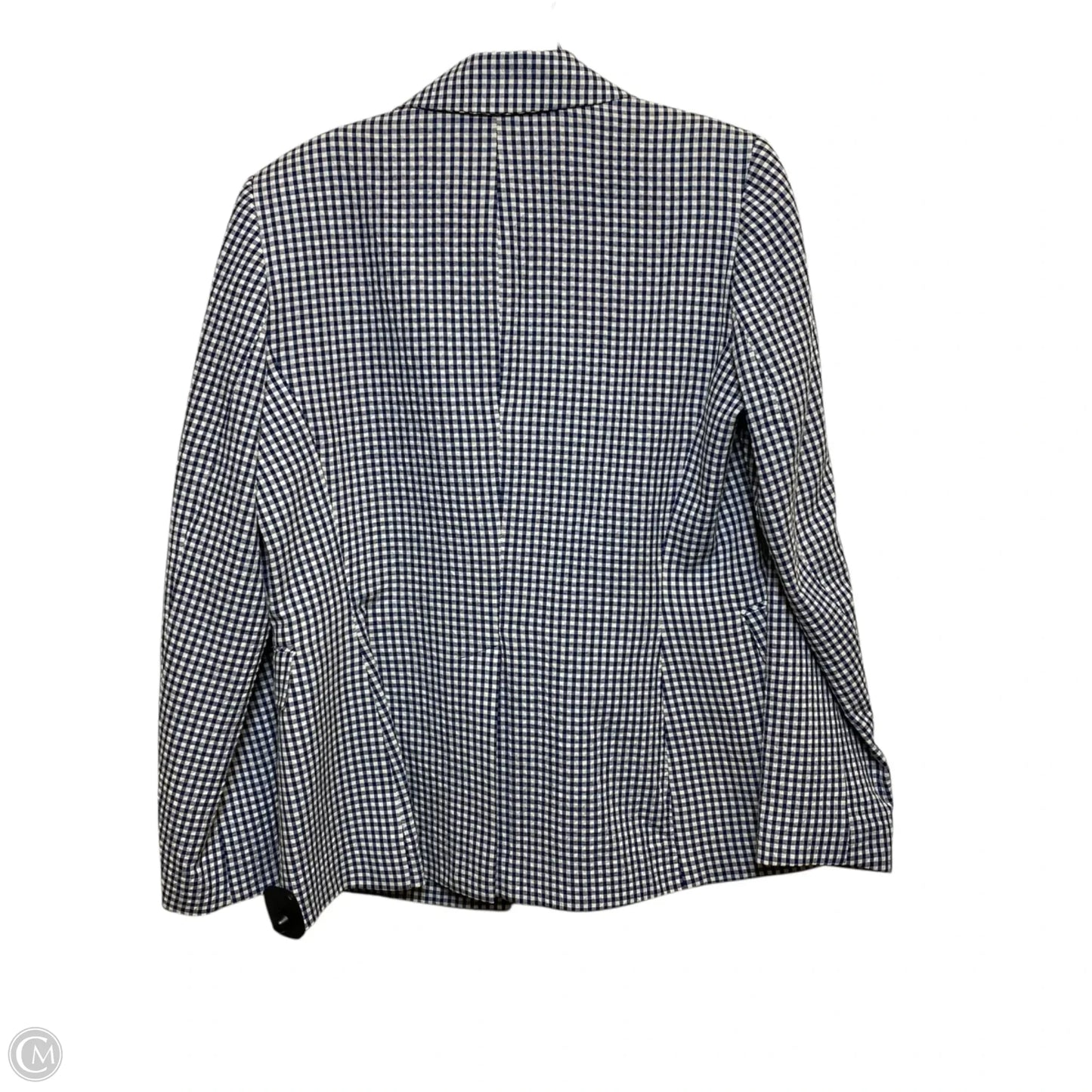 Blazer By Nine West Apparel In Blue & White, Size: S