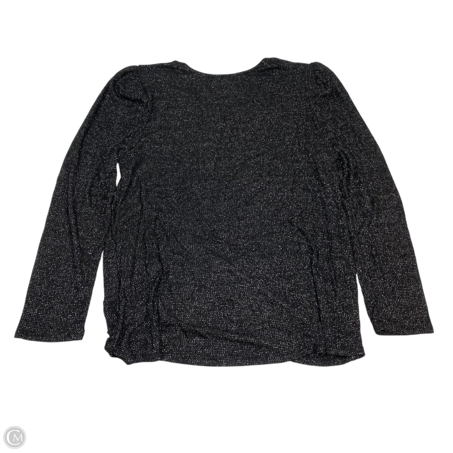 Top Long Sleeve By Cato In Black, Size: L
