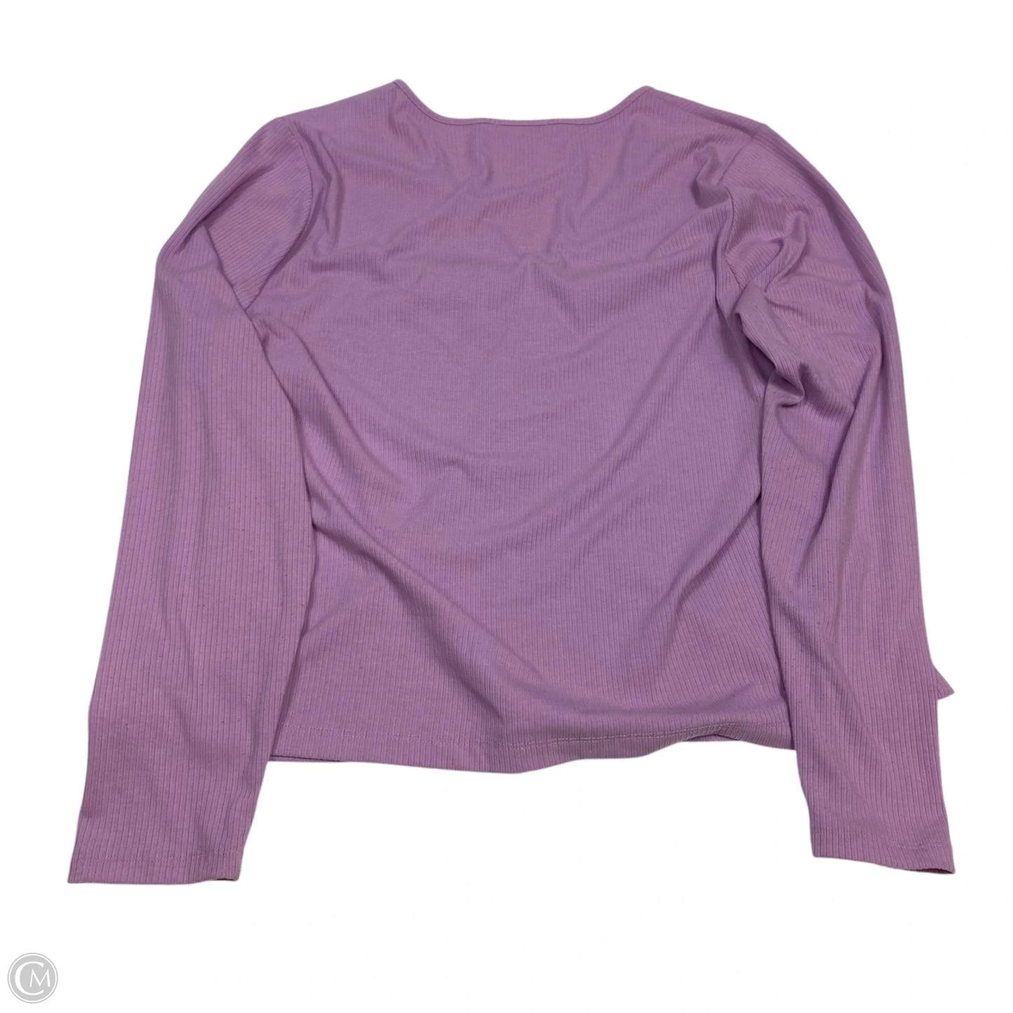 Top Long Sleeve By Torrid In Purple, Size: 1x