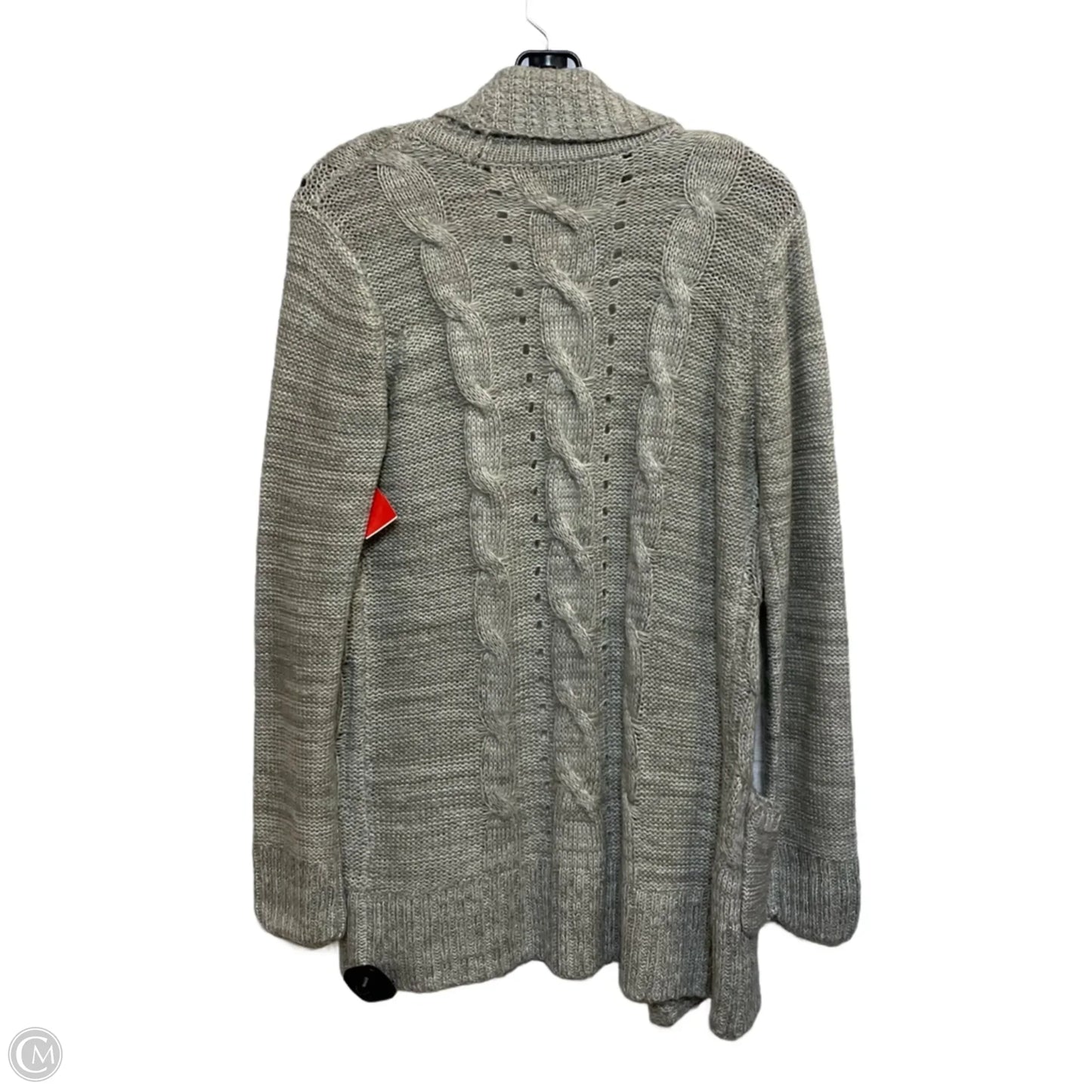 Sweater Cardigan By Moon And Madison In Grey, Size: S
