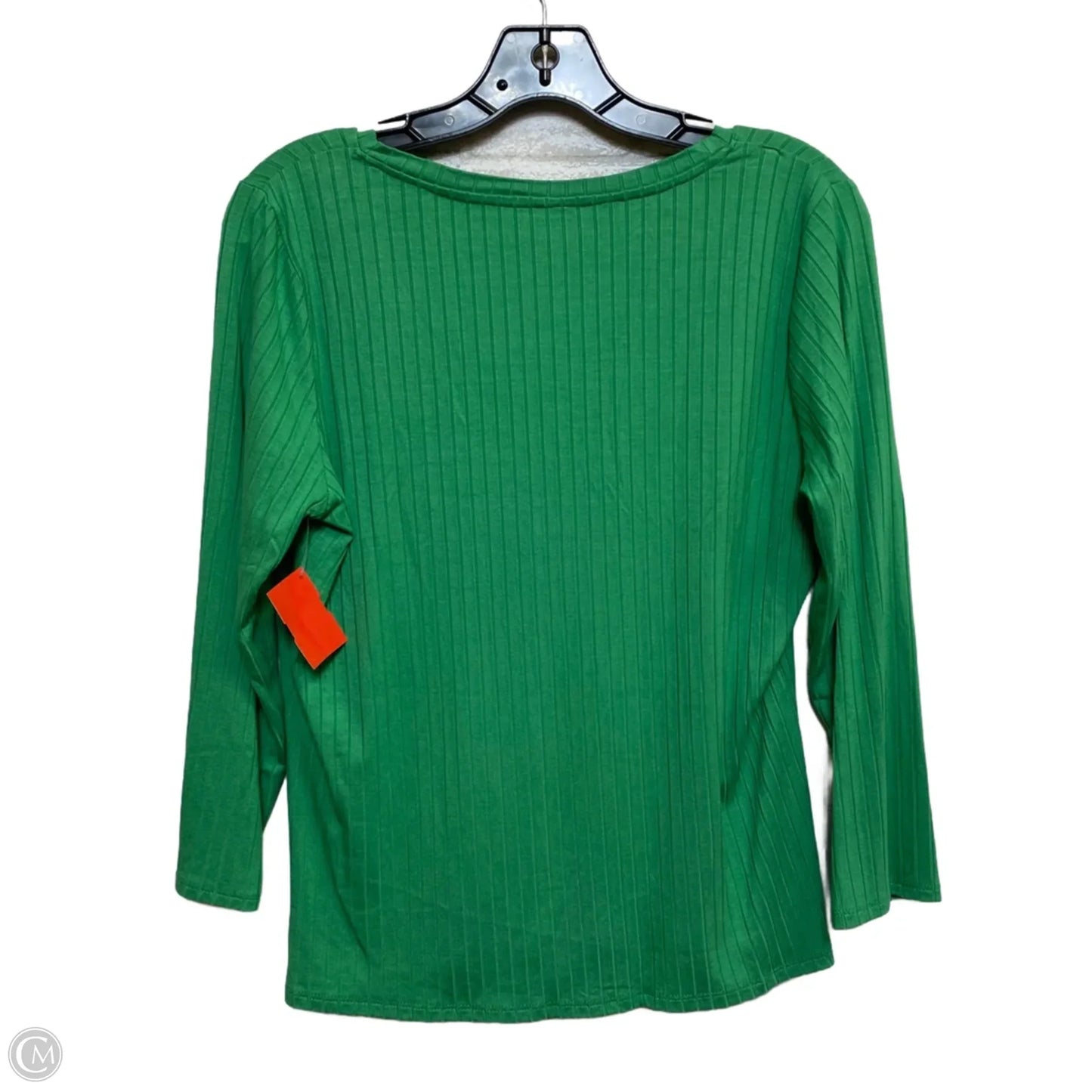 Top 3/4 Sleeve By Cyrus In Green, Size: L