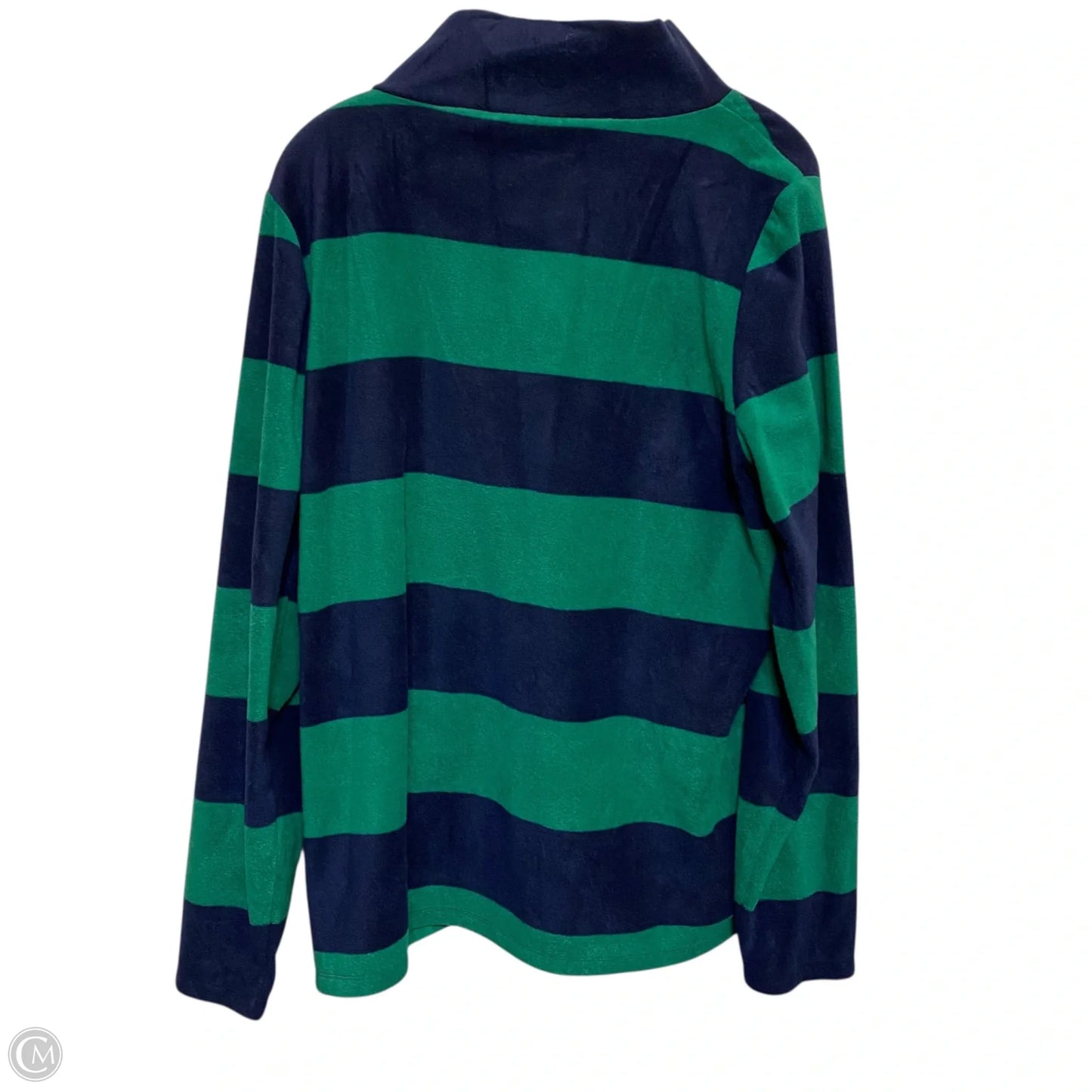 Top Long Sleeve By Kim Rogers In Blue & Green, Size: Xxl