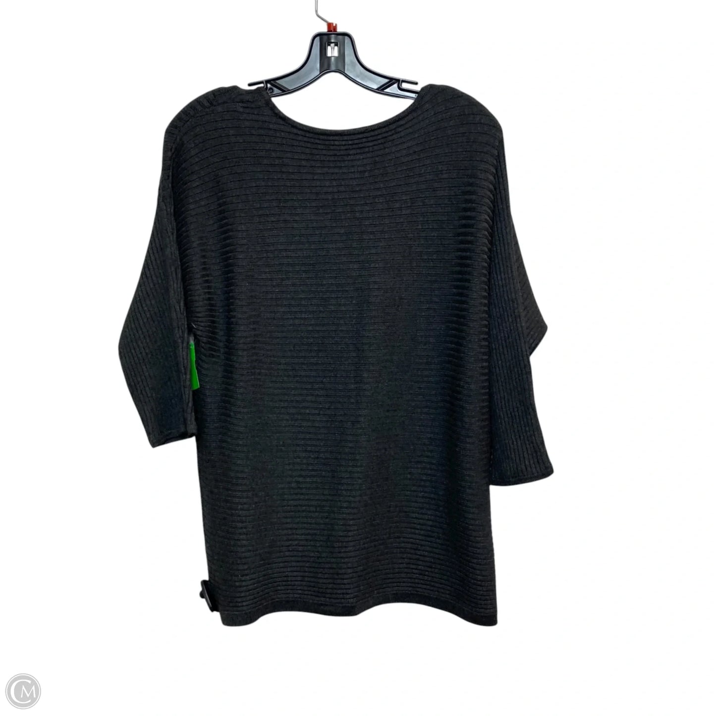 Top 3/4 Sleeve By Chicos In Grey, Size: M