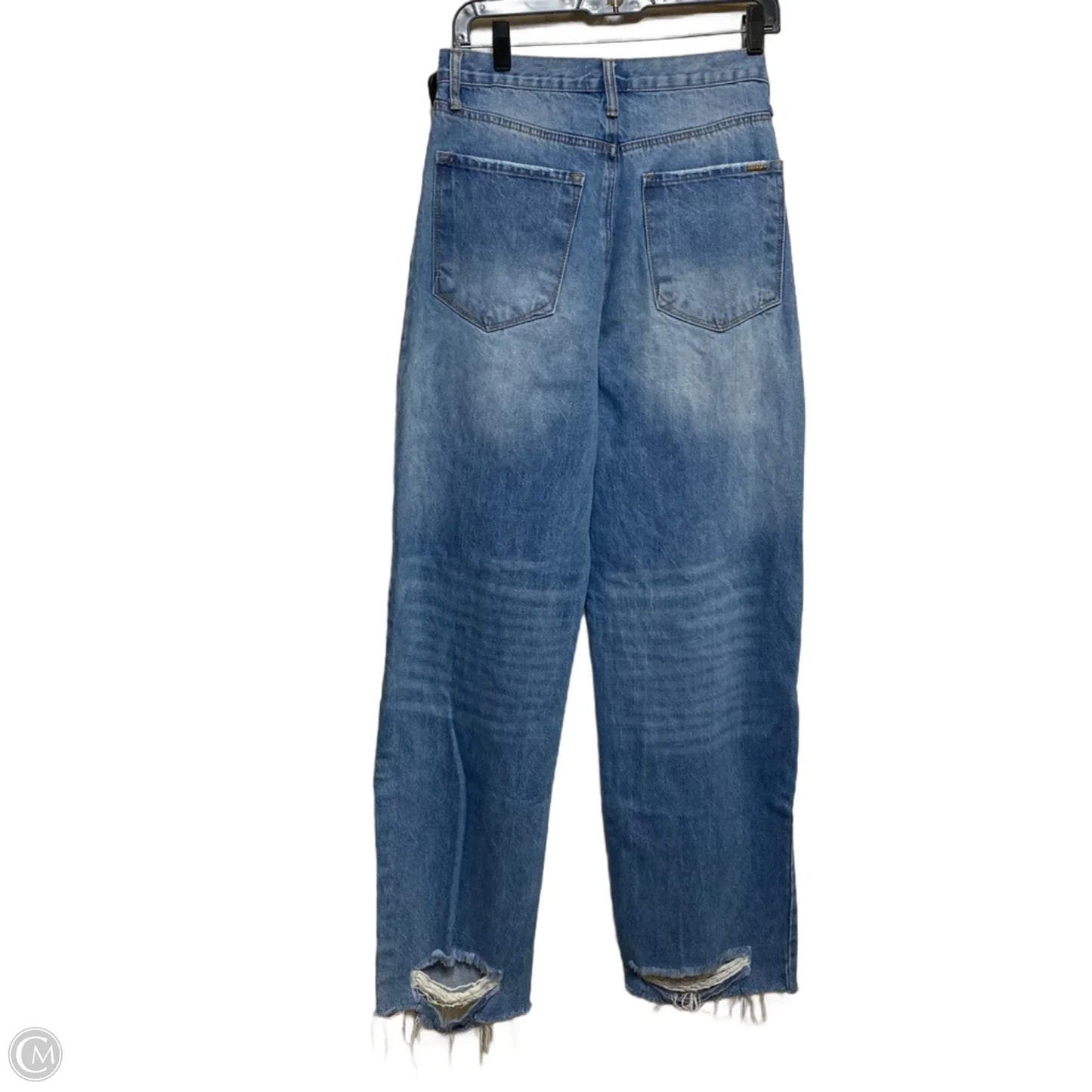 Jeans Wide Leg By Insane Oene In Blue Denim, Size: 8