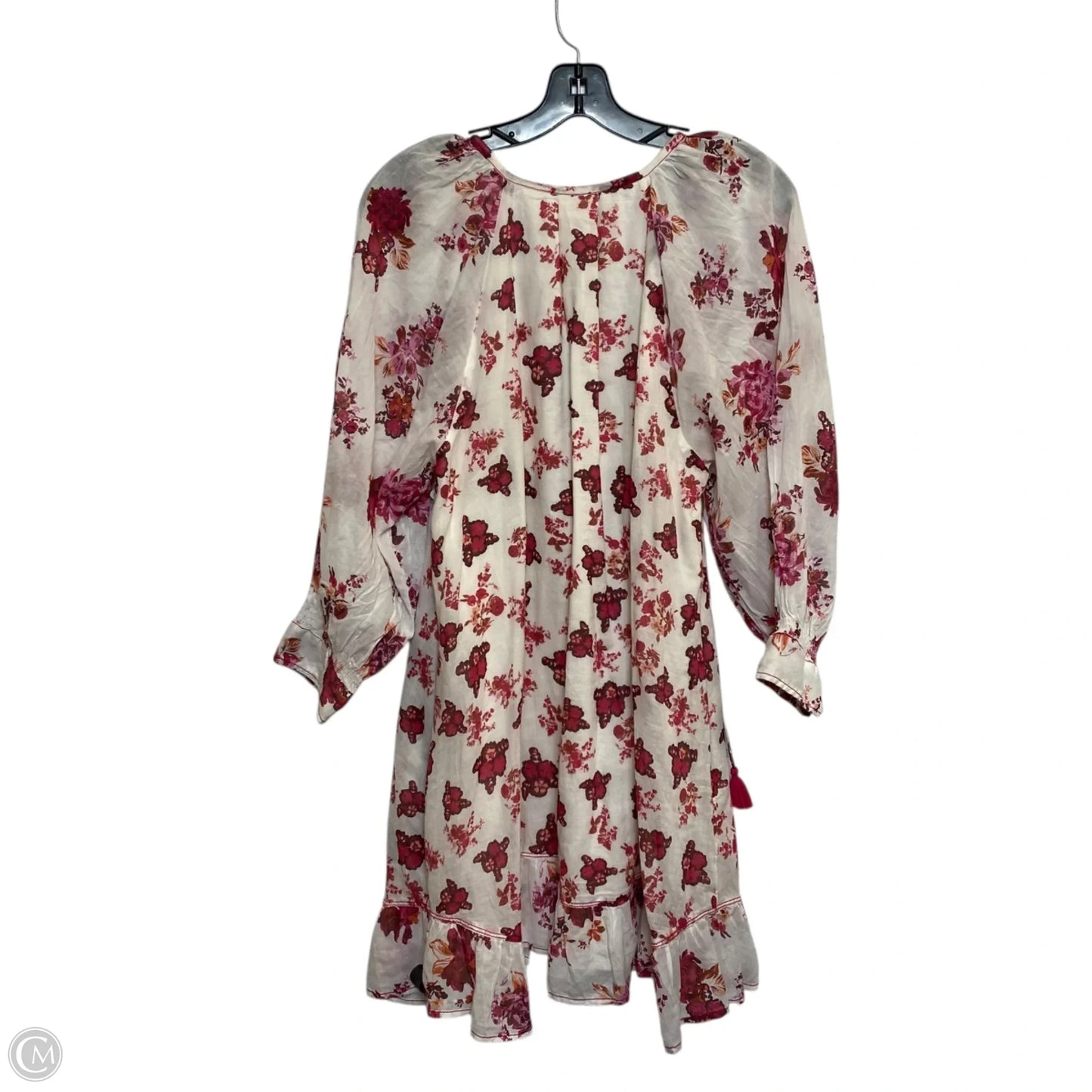 Dress Casual Short By Free People In Cream & Pink, Size: S