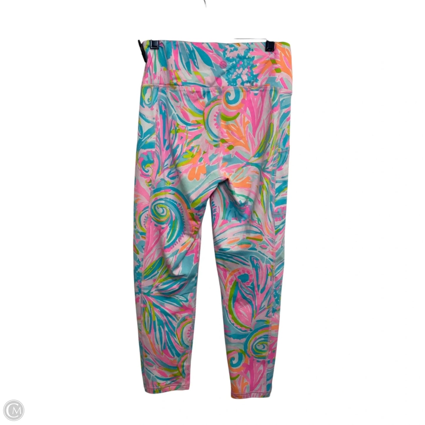 Pants Designer By Lilly Pulitzer In Blue & Pink, Size: M