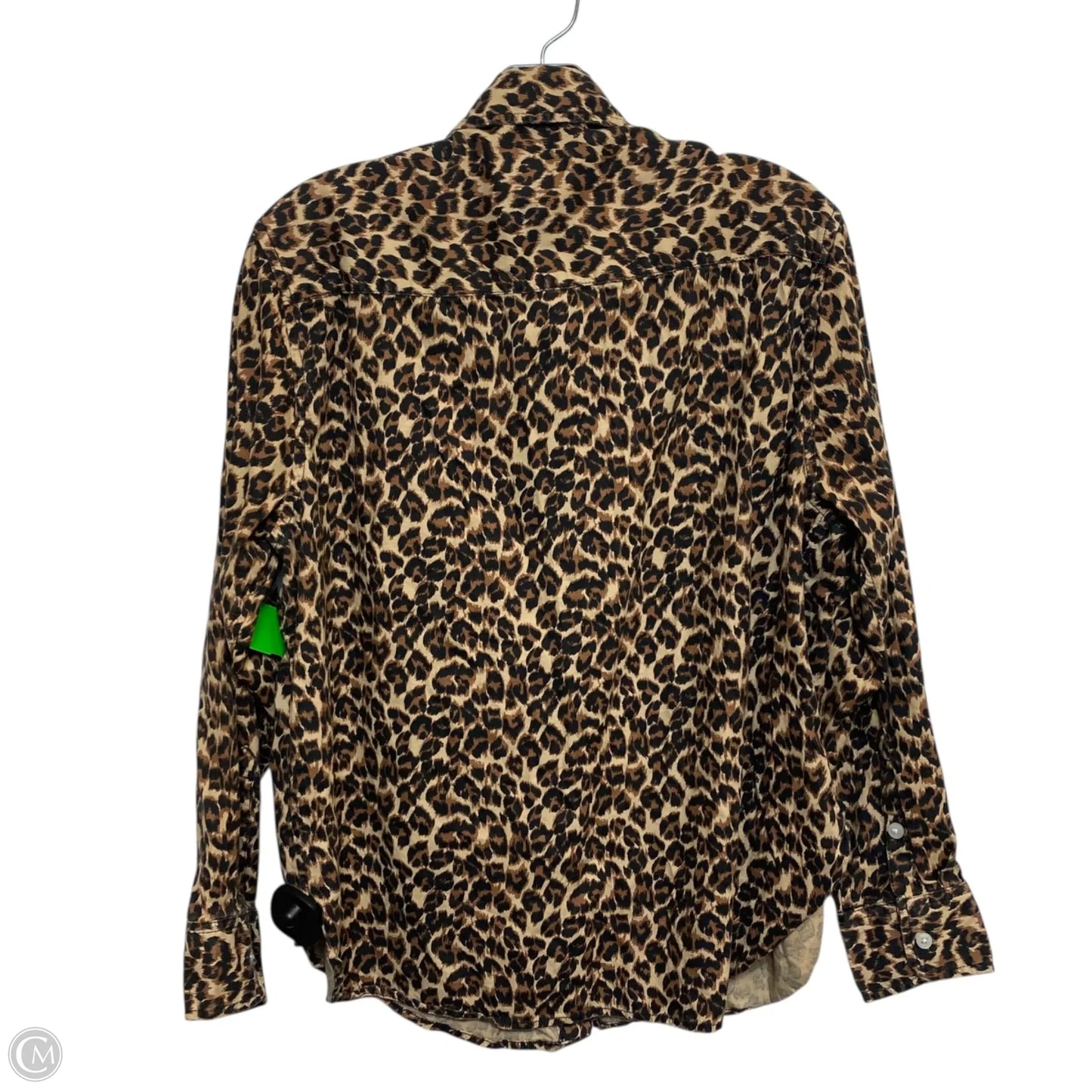 Top Long Sleeve By Aerie In Animal Print, Size: Xs