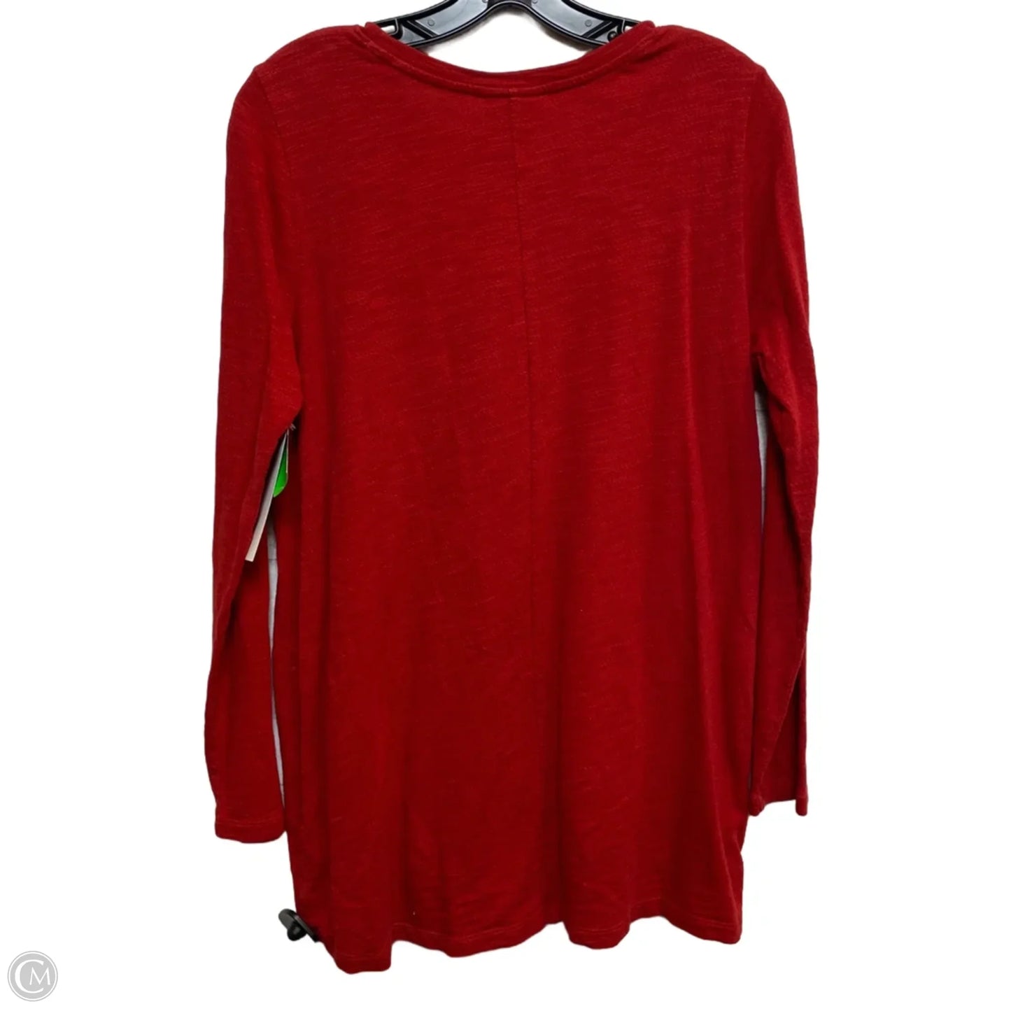 Top Long Sleeve By J. Jill In Red, Size: Mp