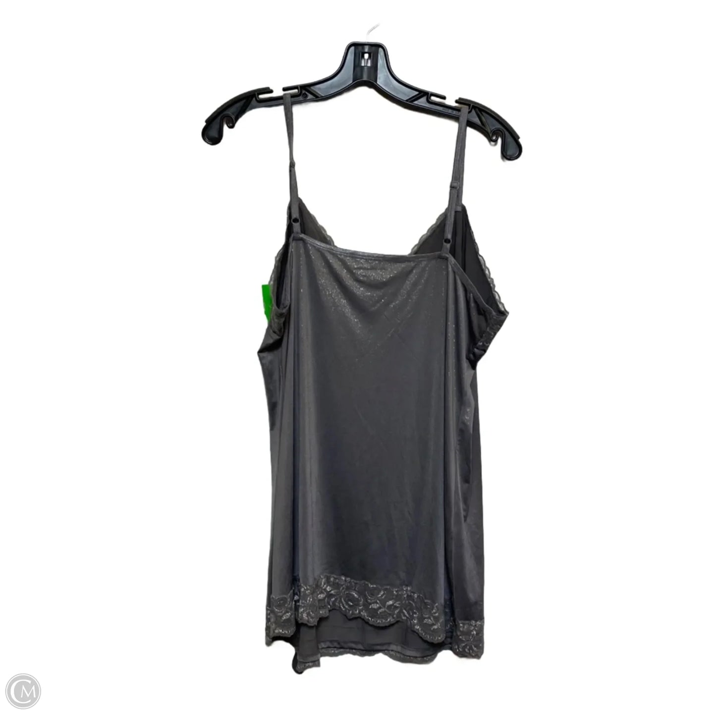 Tank Top By Lane Bryant In Grey, Size: 1x