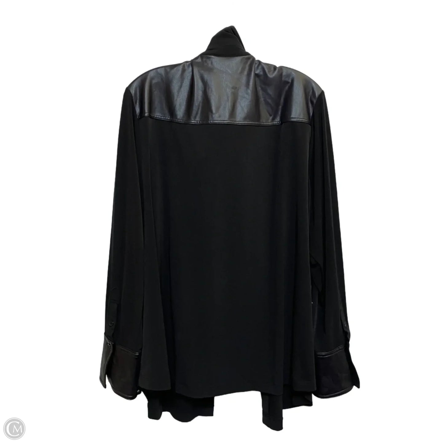Top Long Sleeve By Lane Bryant In Black, Size: 4x