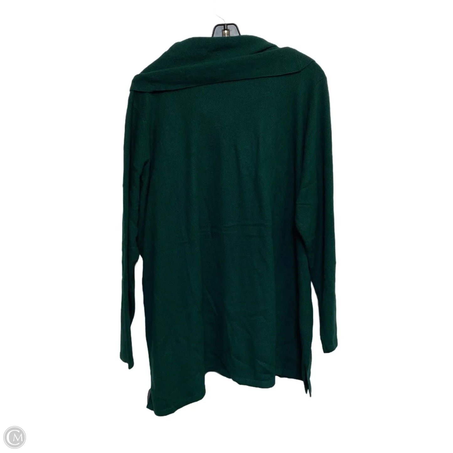 Top Long Sleeve By Avenue In Green, Size: 4x